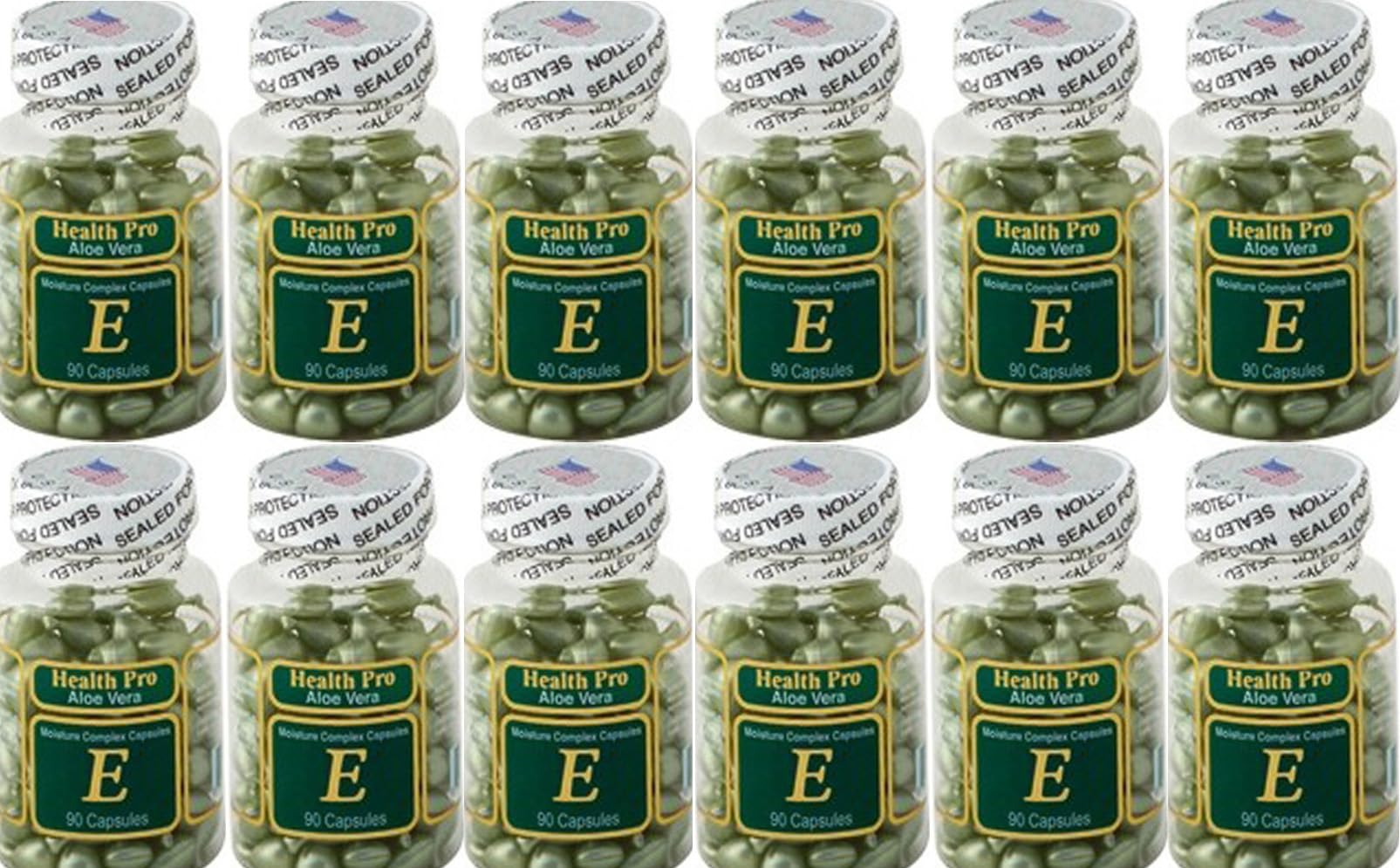 Nu-Health Aloe Vera Moisture Complex Vitamin E Oil for Skin 90 Capsules