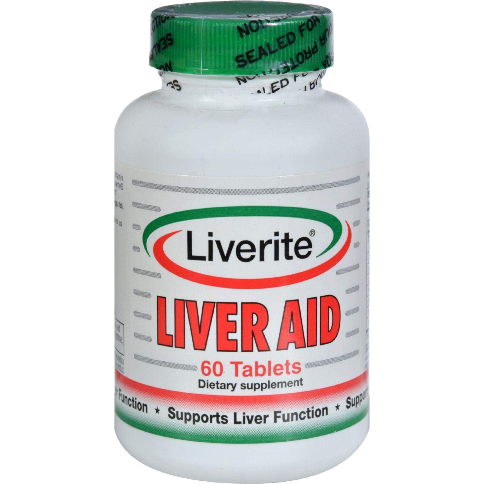 Liverite Liver Aid Tablets, 120 Count