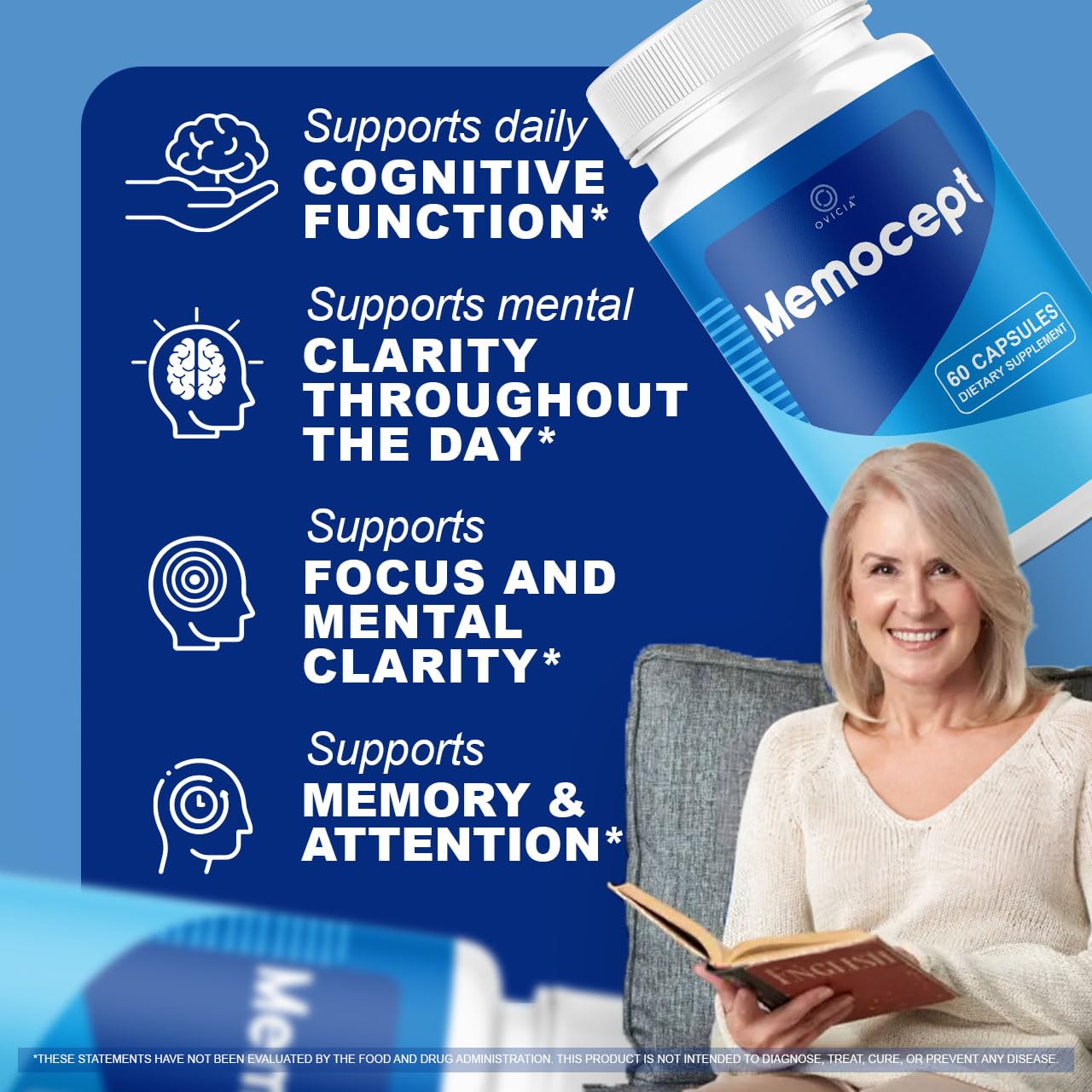 OVICIA Memocept Capsules 60 Count