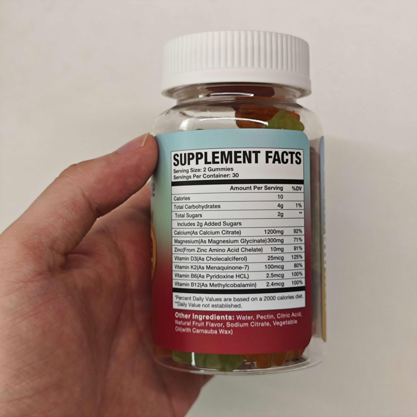 MSLOTAL Calcium Citrate Gummies, 120 Gummies