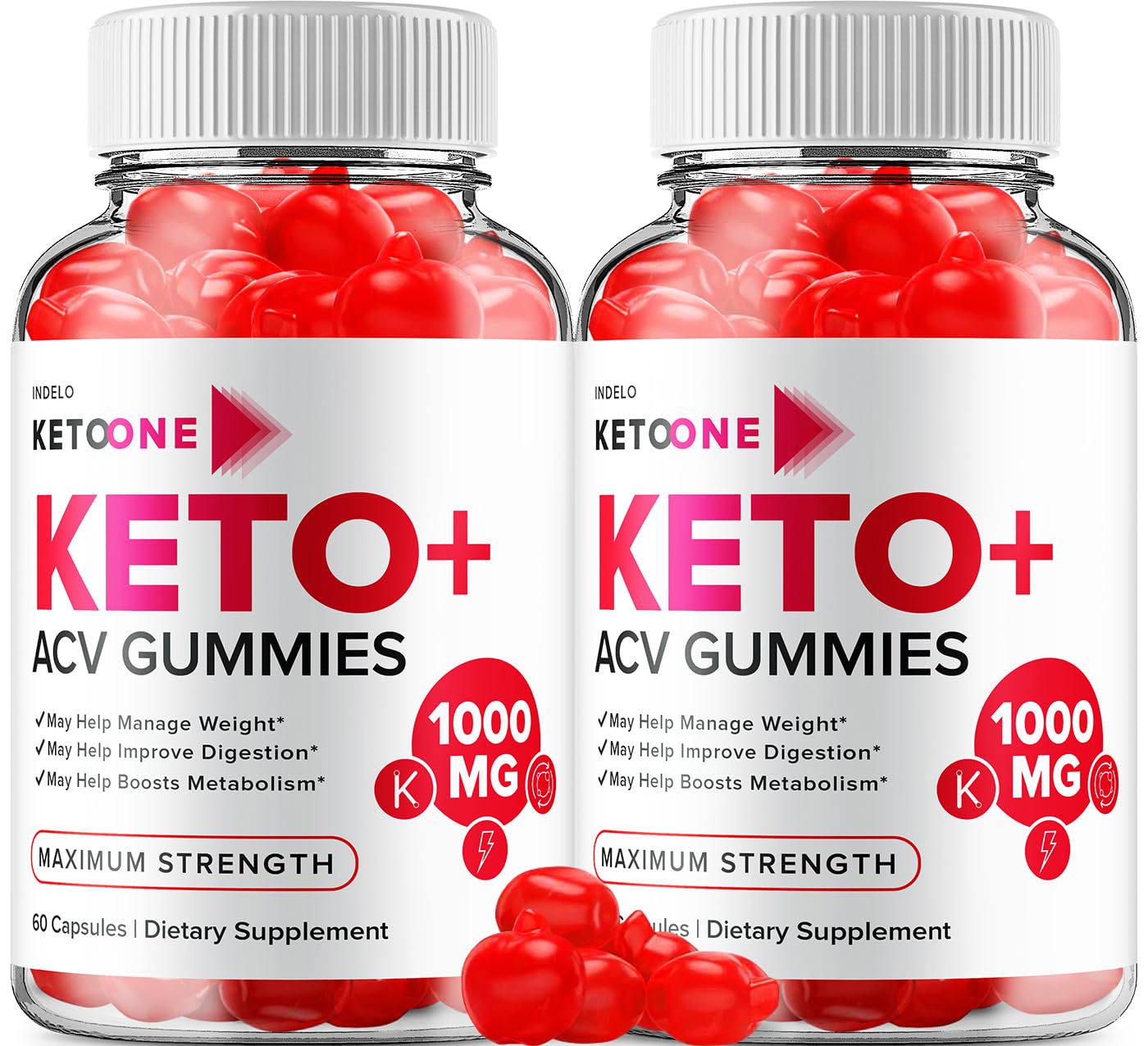 Indelo Keto One Gummies, 120 Gummies