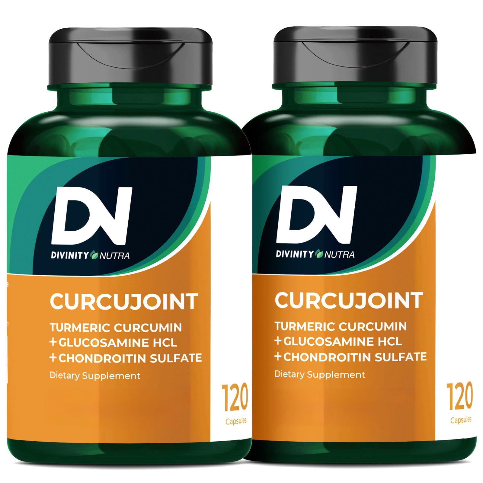 Divinity Nutra Turmeric Curcumin with Black Pepper Turmeric Complex Herbal Supplement 1425mg Capsules, 60 Capsules