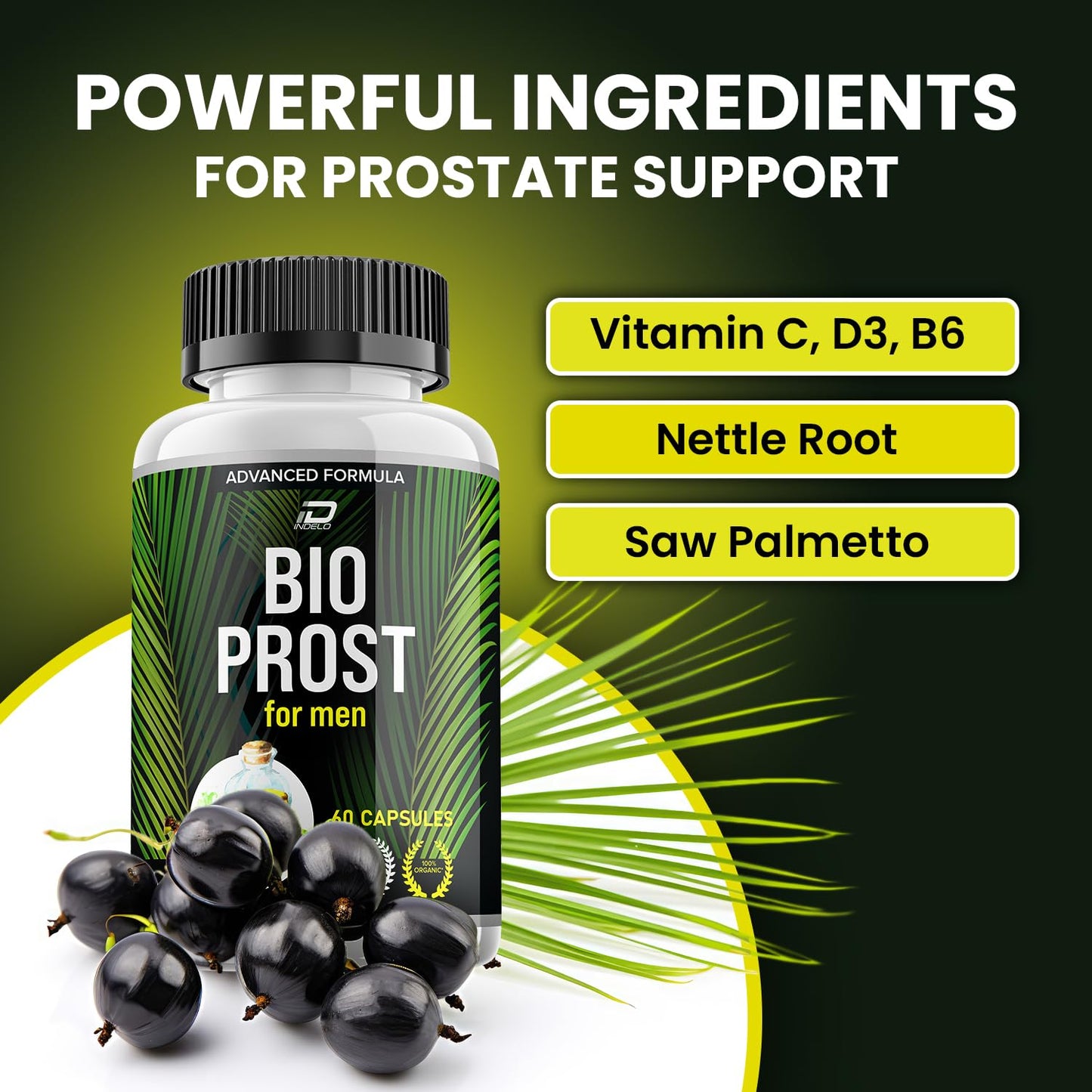 Indelo Bio Prost 120 Capsules