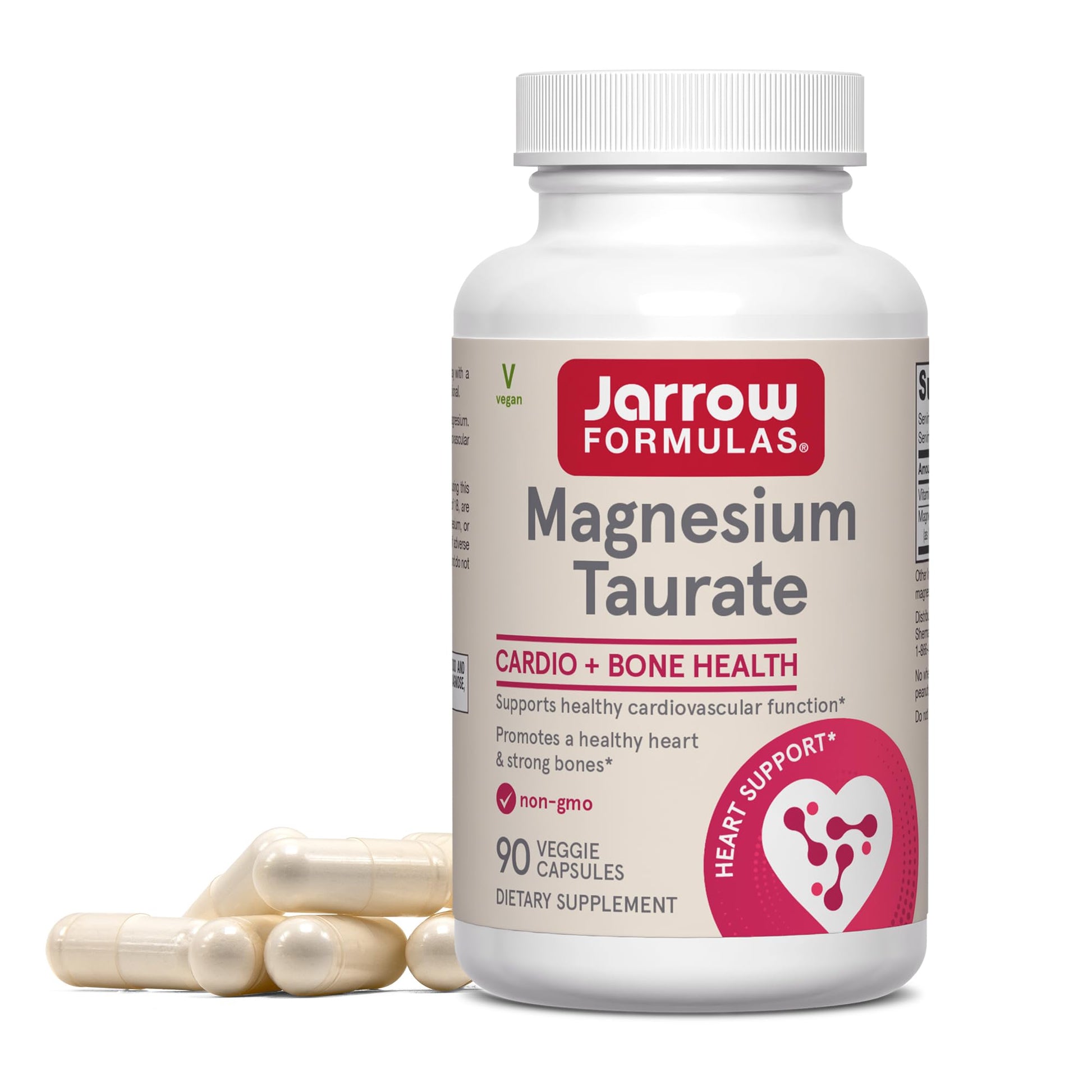 Jarrow Formulas Magnesium Taurate Capsule 90 Count