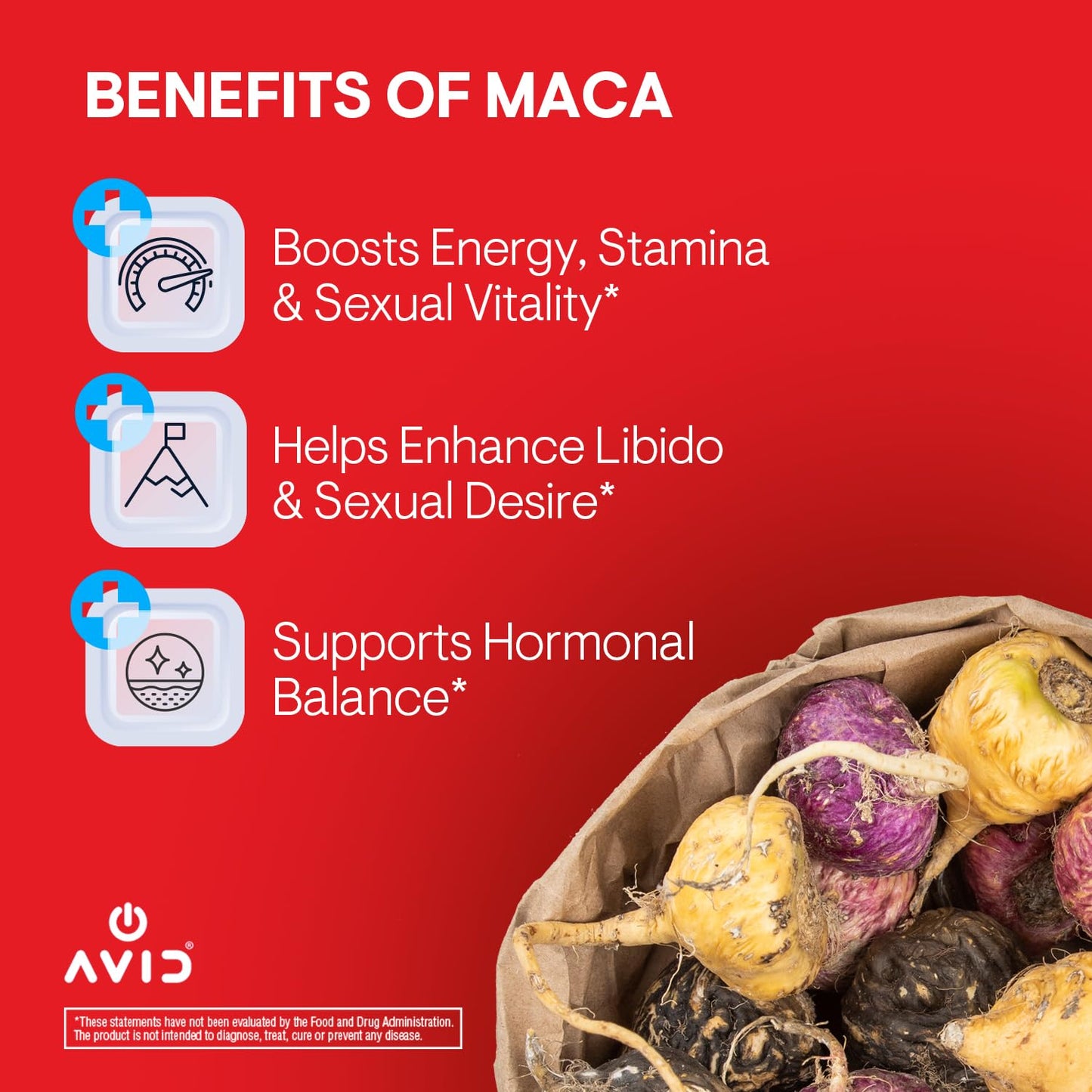Avid Playboy Maca Root Gummies 60 Count