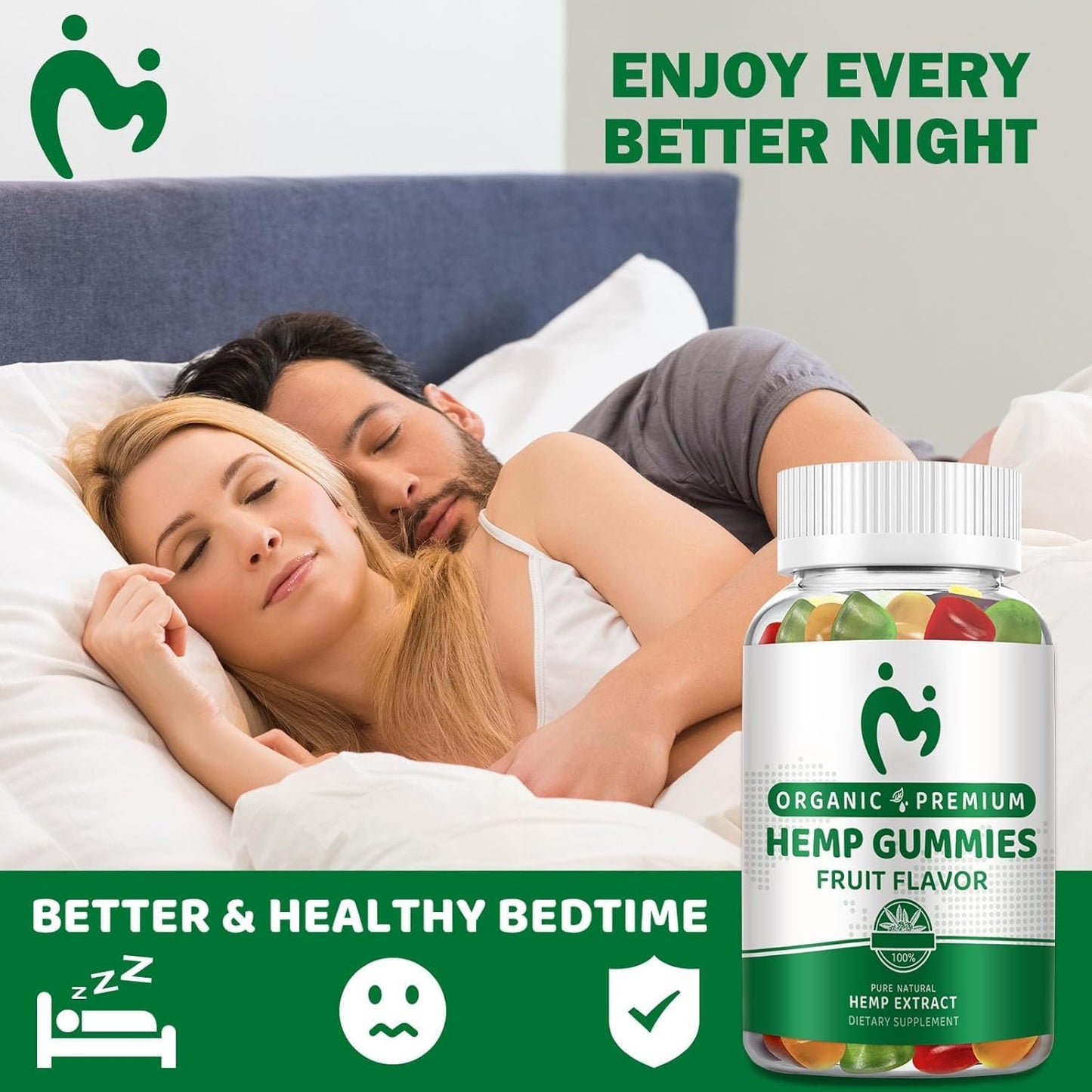 MOSRAY Hemp Gummies Extra Strength for Pain, Sleep, Relax, Anxiety, 240 Gummies