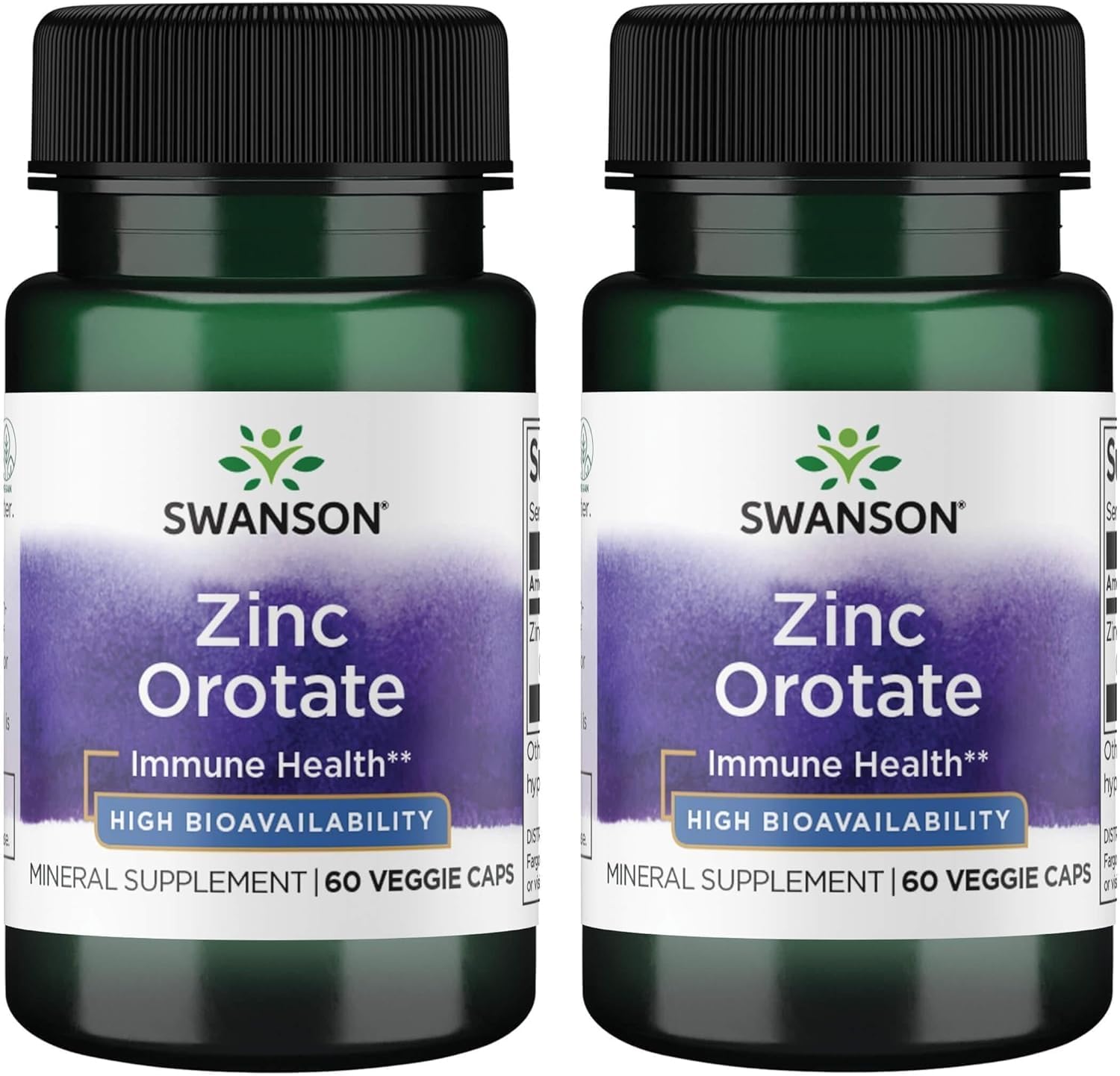 Swanson Zinc Orotate 10 Milligrams Elemental Zinc Capsules, 120 Count