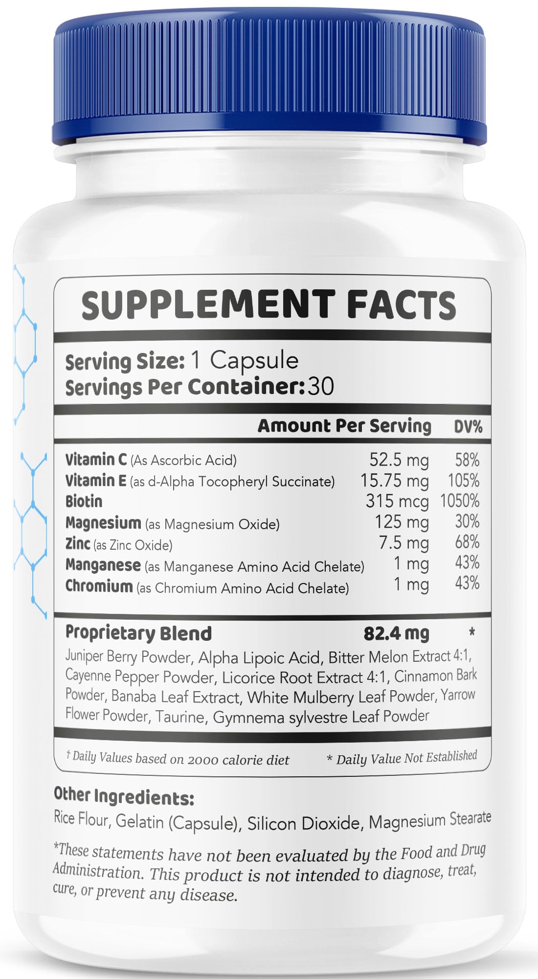 LIVORKA Gluctose Advanced Blood Support Capsules, 30 Count