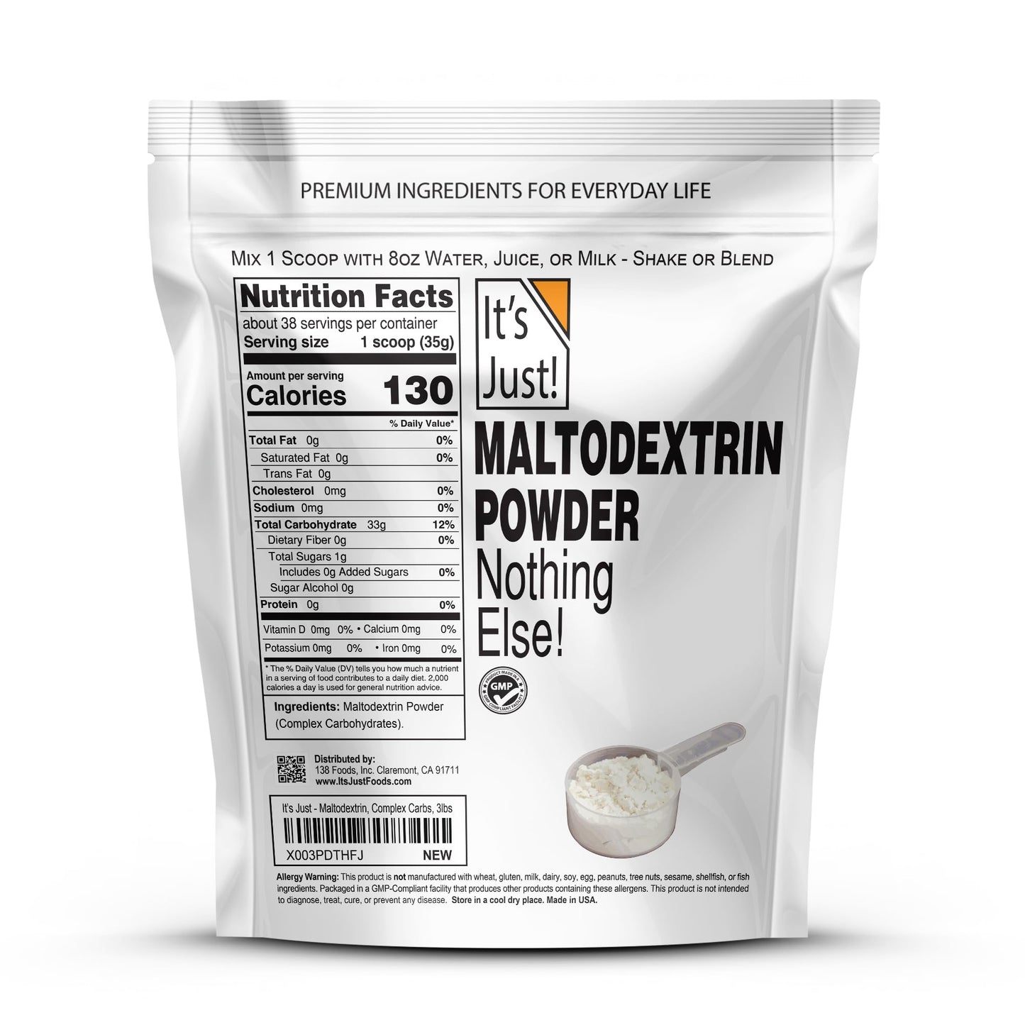 It's Just! Mass Gainer Powder 48