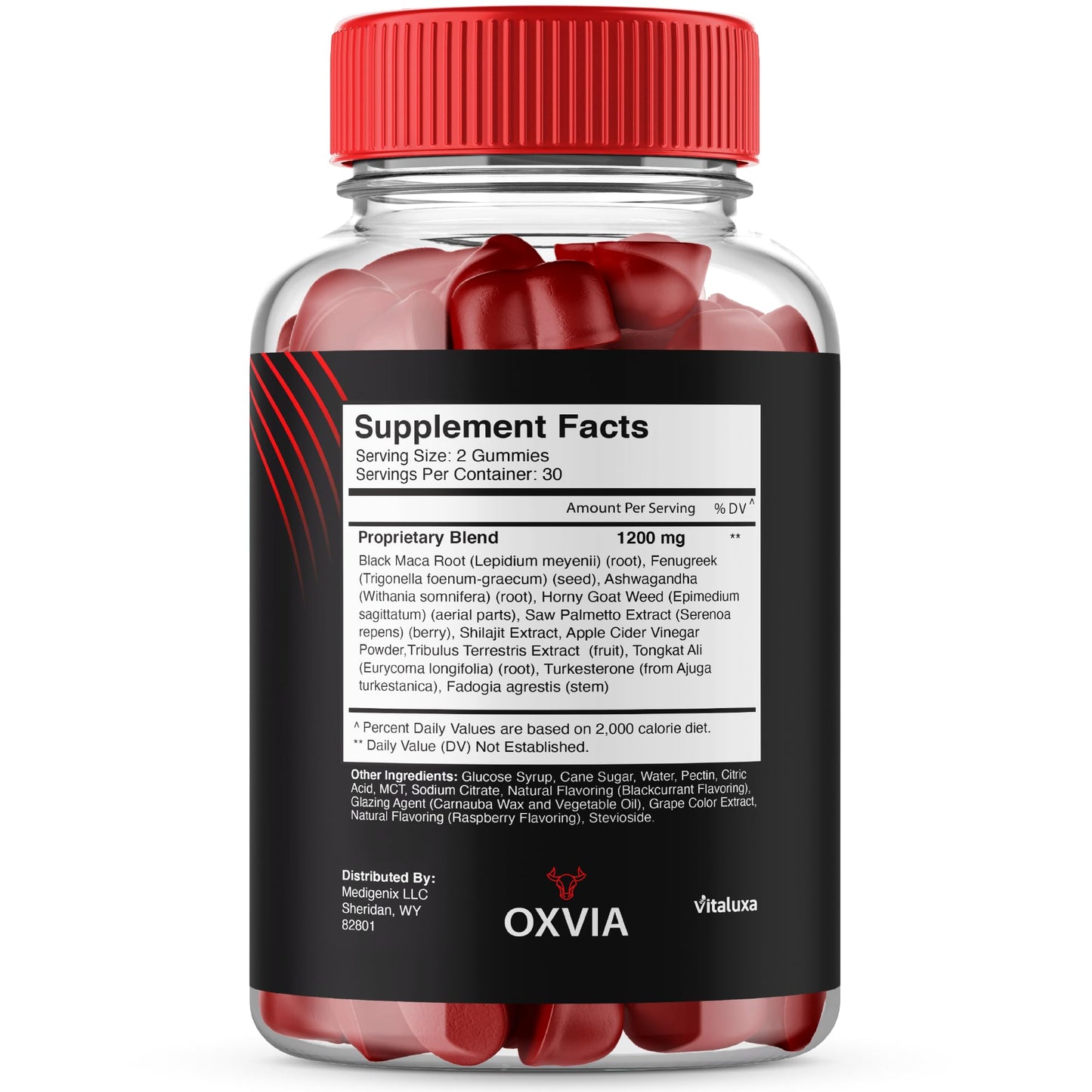 Vitaluxa Oxvia Gummies 180 Count