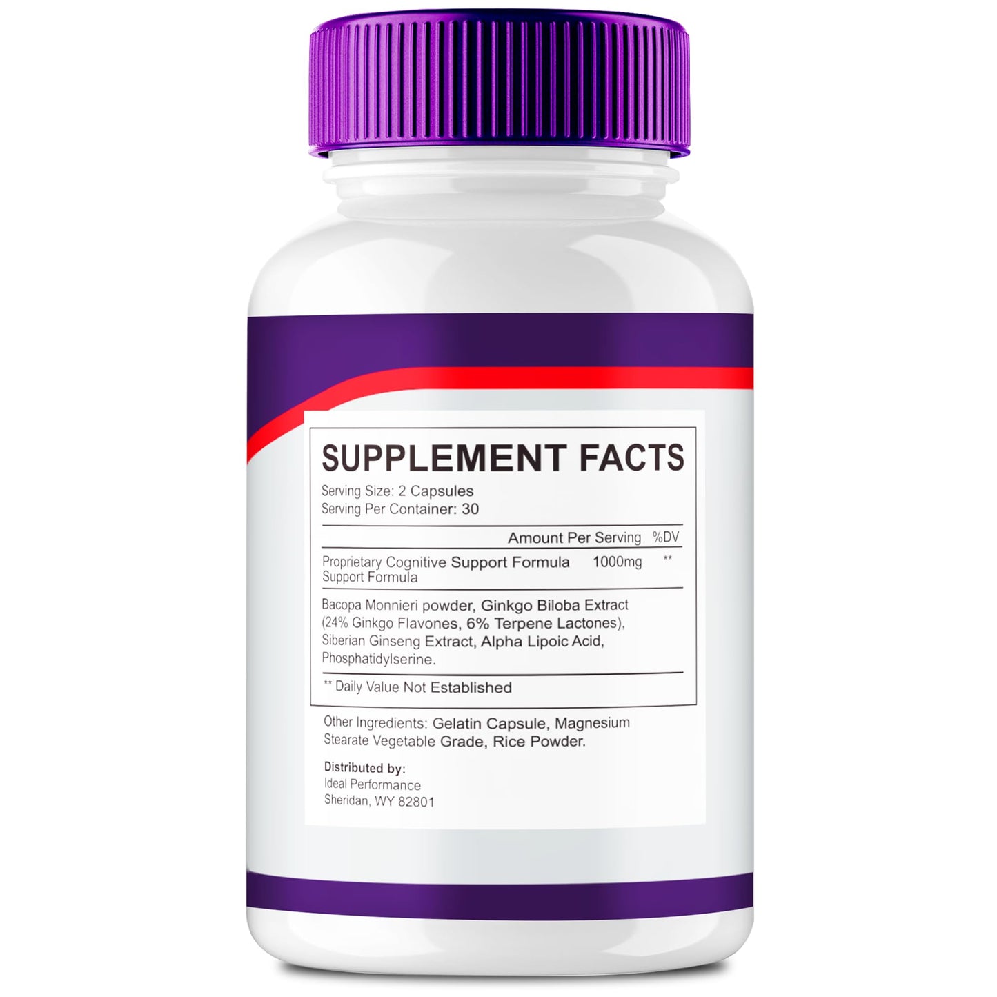 IDEAL PERFORMANCE Synaptic XR Nerve Health Support Capsules 180 Capsules