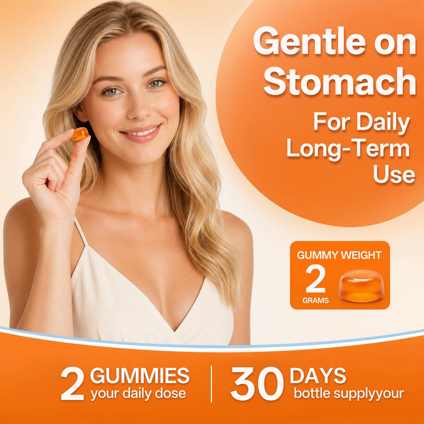 Oopeatol Collagen Gummies with Vitamin C & Type I Marine Peptides, 60 Count