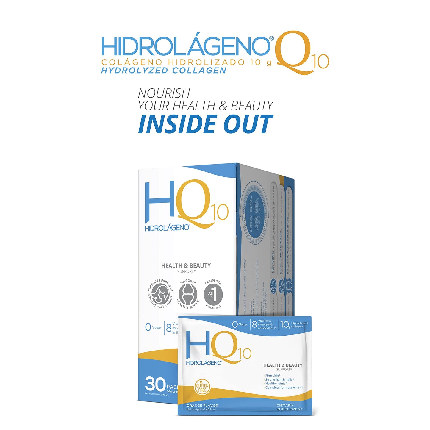 Hidrolageno Q10 Hydrolyzed Collagen Powder 126
