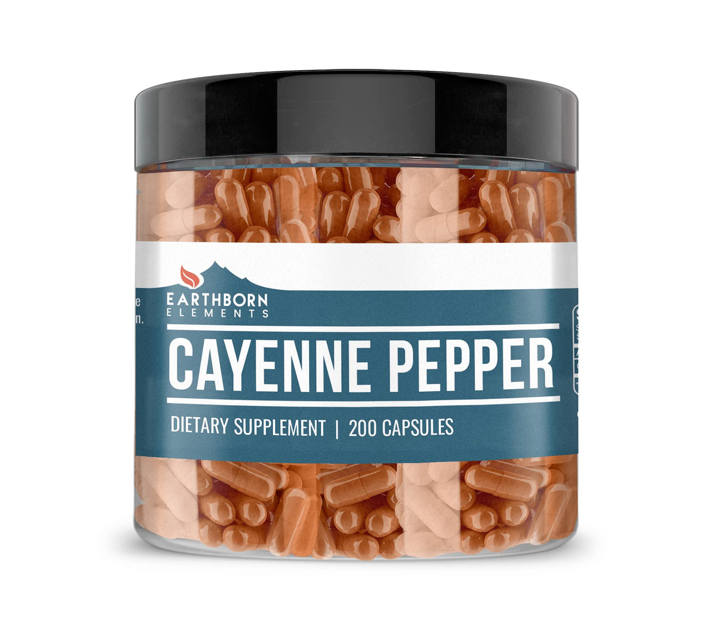 Earthborn Elements Cayenne Pepper, Ceylon Cinnamon & Ginger Root Bundle, 3 x 200 Capsules