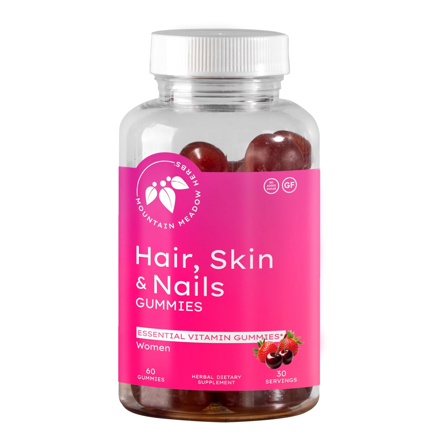Mountain Meadow Herbs Hair, Skin and Nails Gummies 60 Count