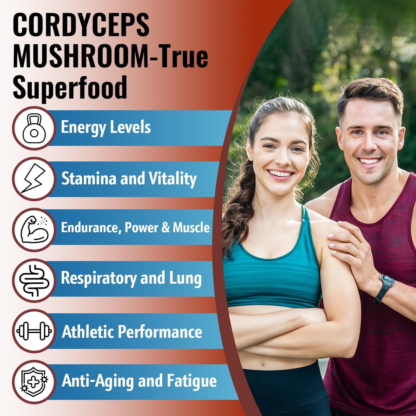 Mezqai Cordyceps Mushroom Capsules, 60 Count