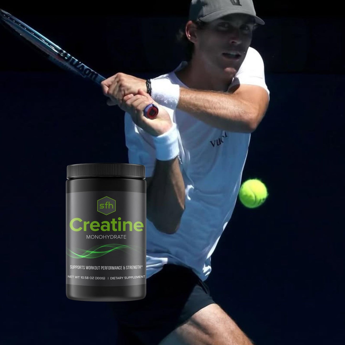 SFH Creatine Monohydrate Powder Micronized Pure Unflavored Fitness Supplement 10.58