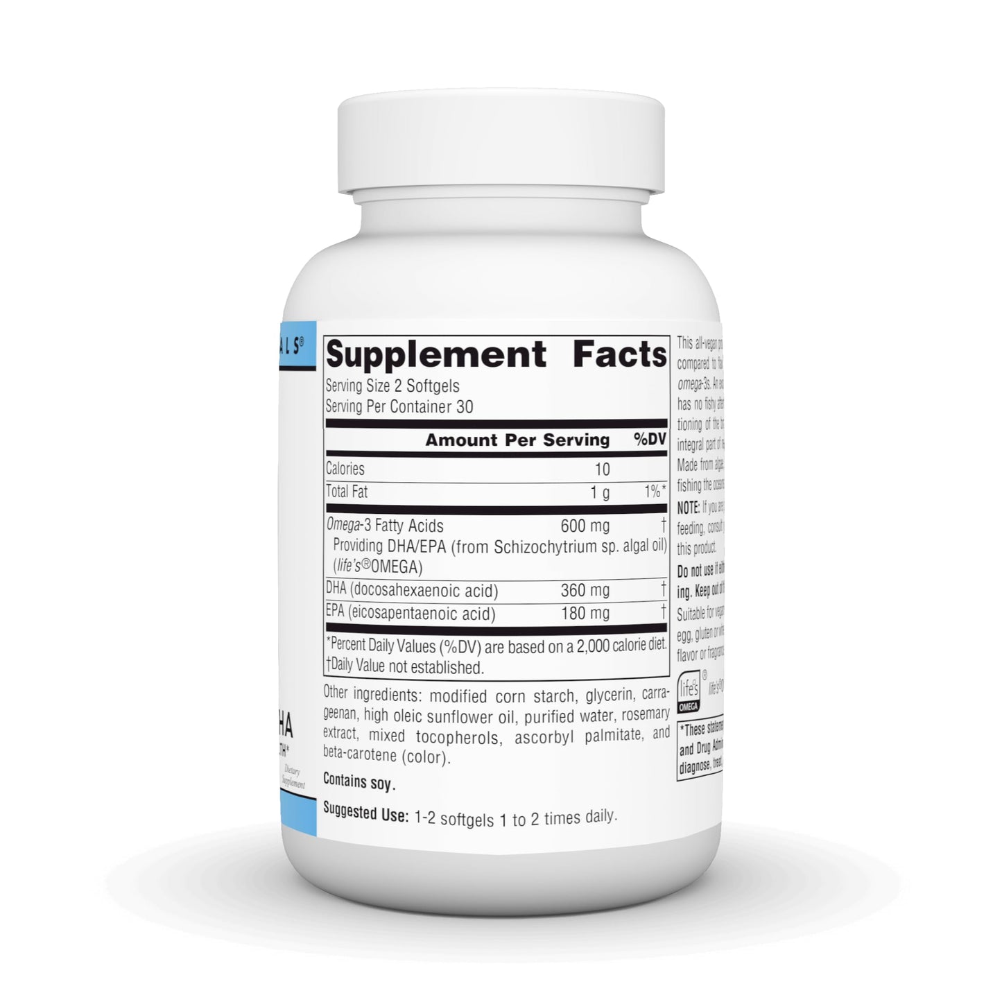 Source Naturals Vegan Omega-3s Softgels 60 Count