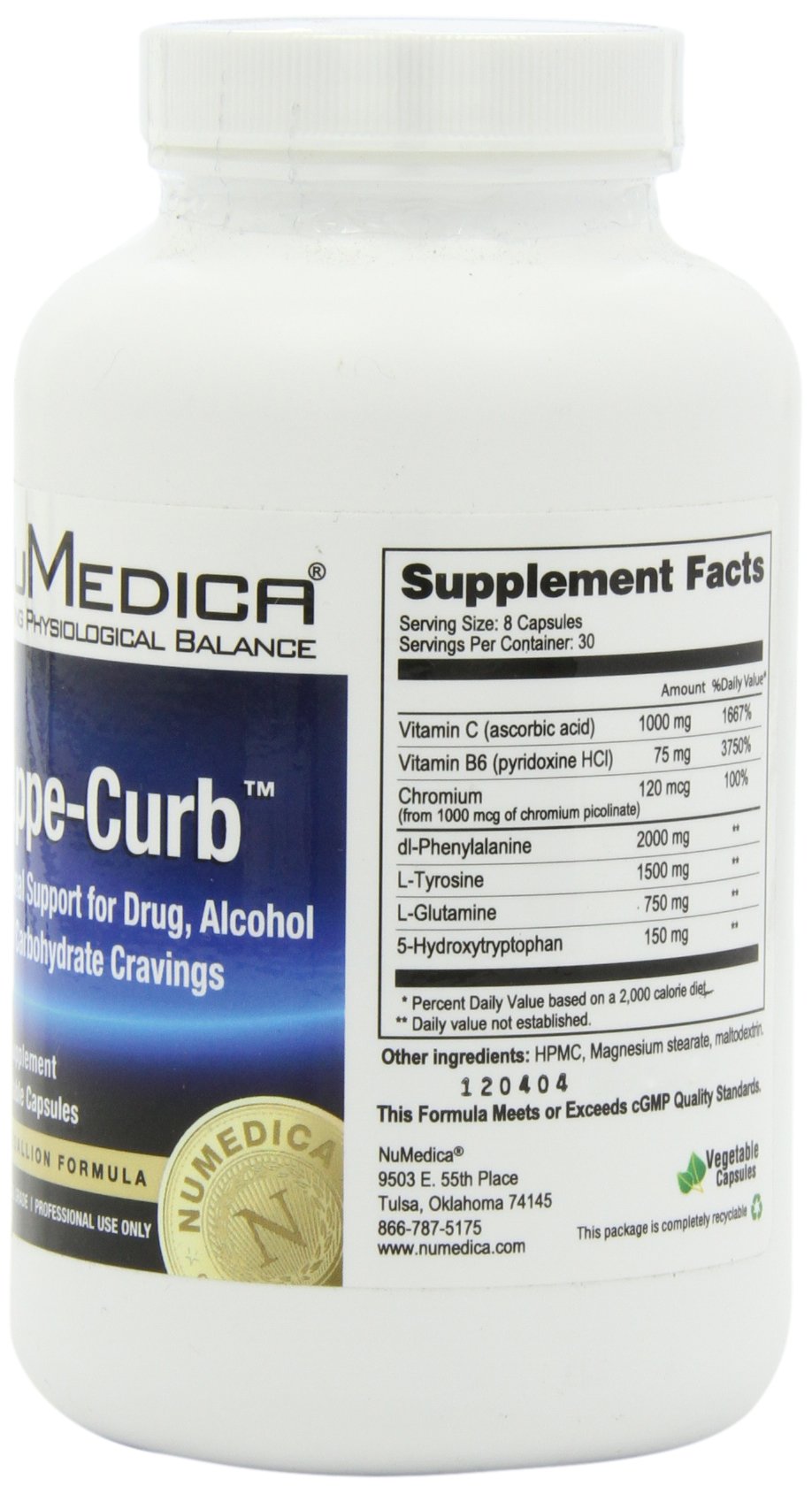 NuMedica Appe-Curb Large Capsules 240