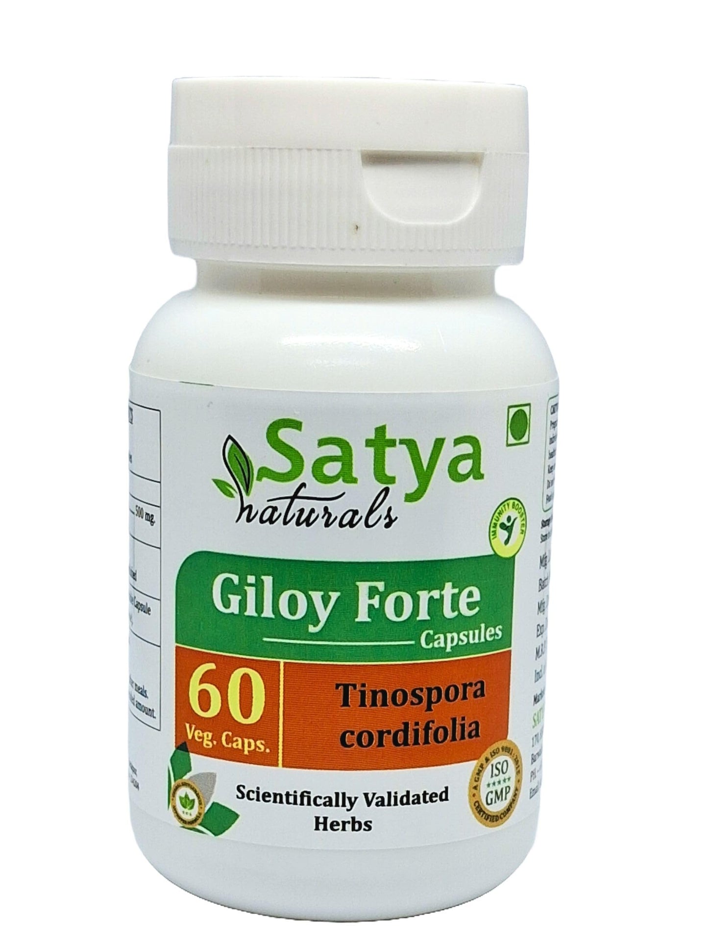 Satya Naturals Giloy Forte Capsules 500 mg, 60 Capsules