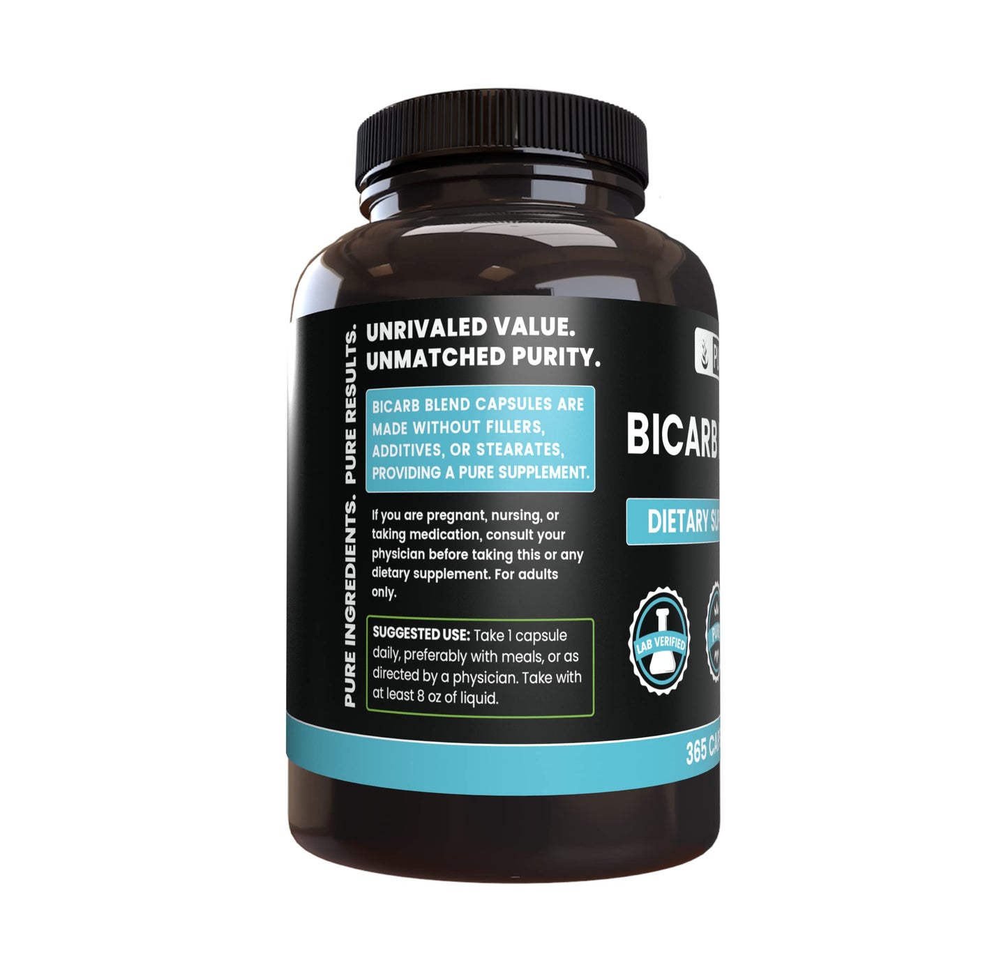 Pure Original Ingredients Bicarb Blend Capsules, 365 Count