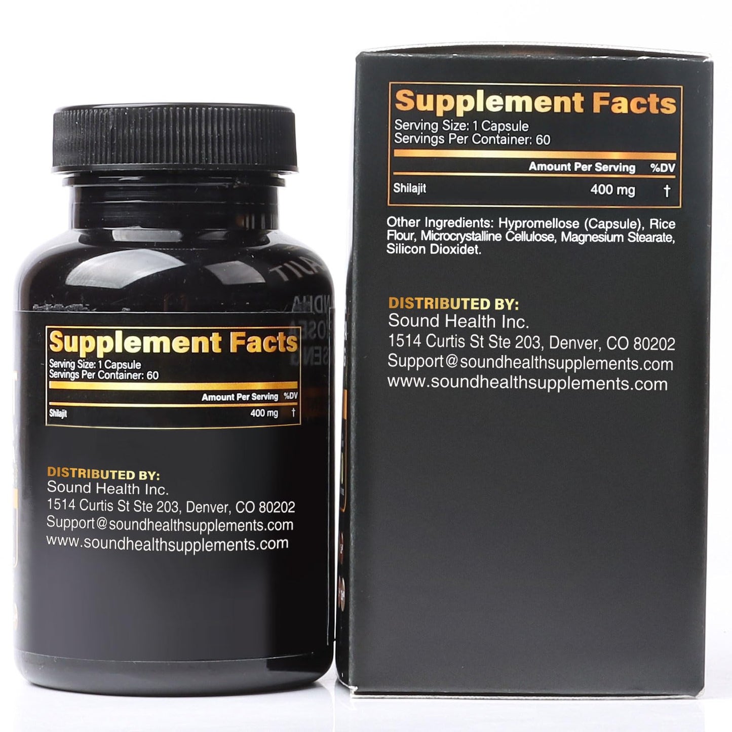 SoundHealth Shilajit Capsule, 120 Capsules