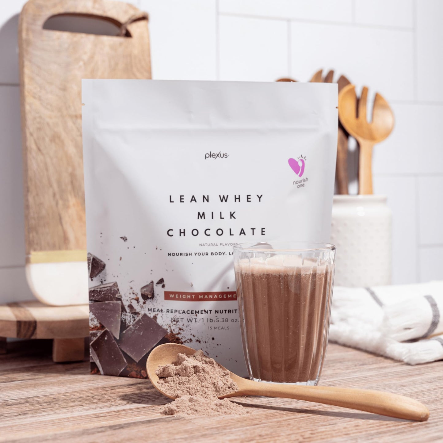 Plexus Lean Whey Chocolate Powder 5.38 Ounce
