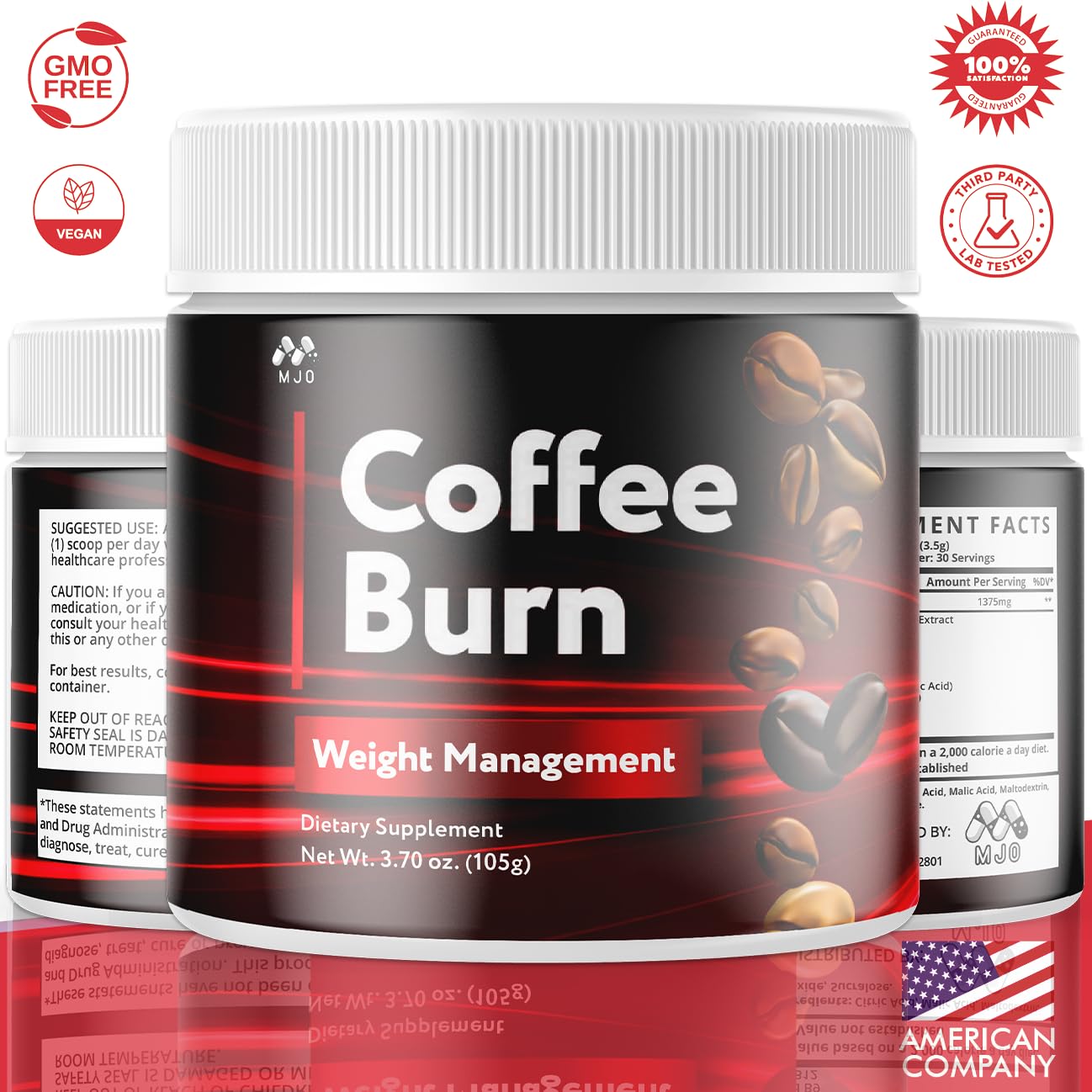 MJO Coffee Burn Powder 3.5 oz