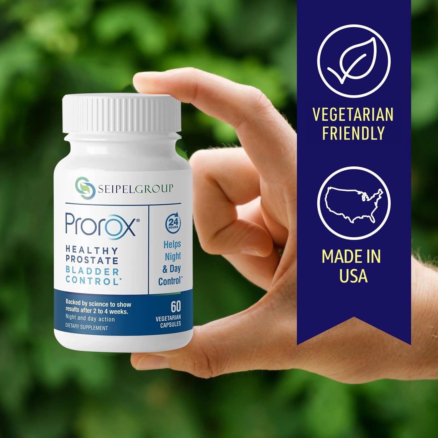 PROROX Healthy Prostate Bladder Control Prostate Supplements for Men Saw Palmetto Capsules 180 Count