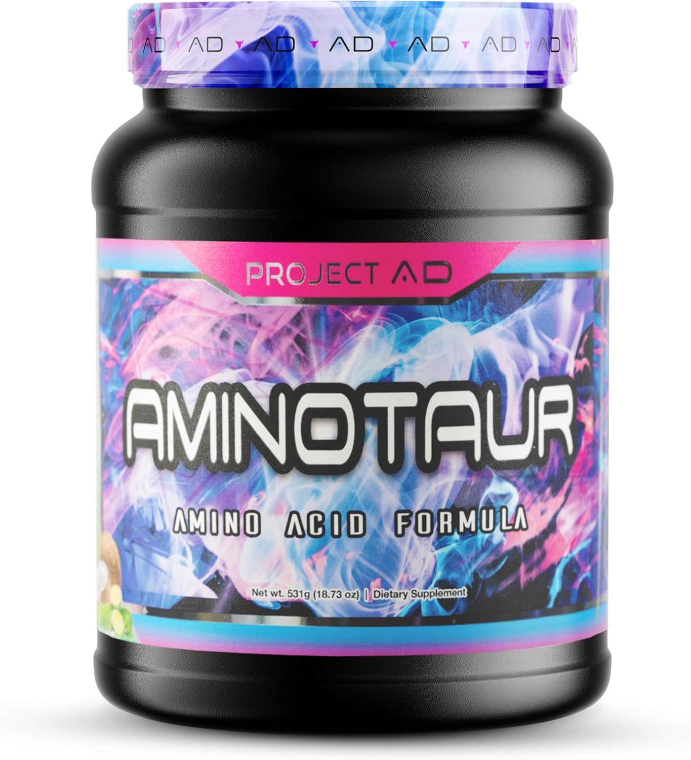 PROJECT AD LLC Aminotaur - Amino Acids with BCAAs, Pre Workout, Amino Energy, BCAA, Keto Friendly, Coffee Extract Energy Powder 1.2 Pound