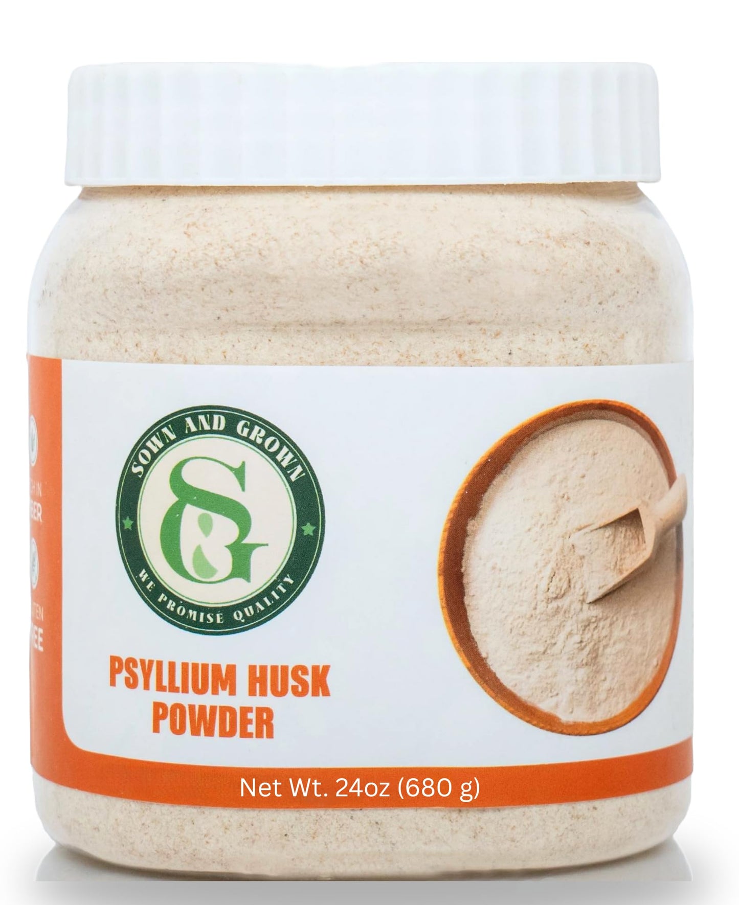 Sownandgrown Psyllium Husk Powder 24 Count