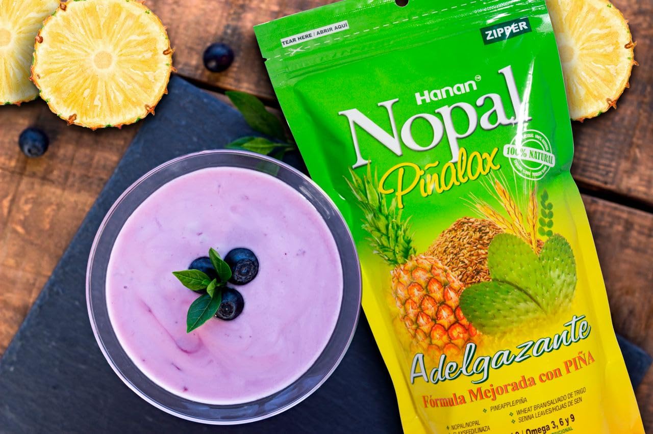 PIÑALAX Nopal PINALAX 100% Natural High Fiber Blend Powder, 16