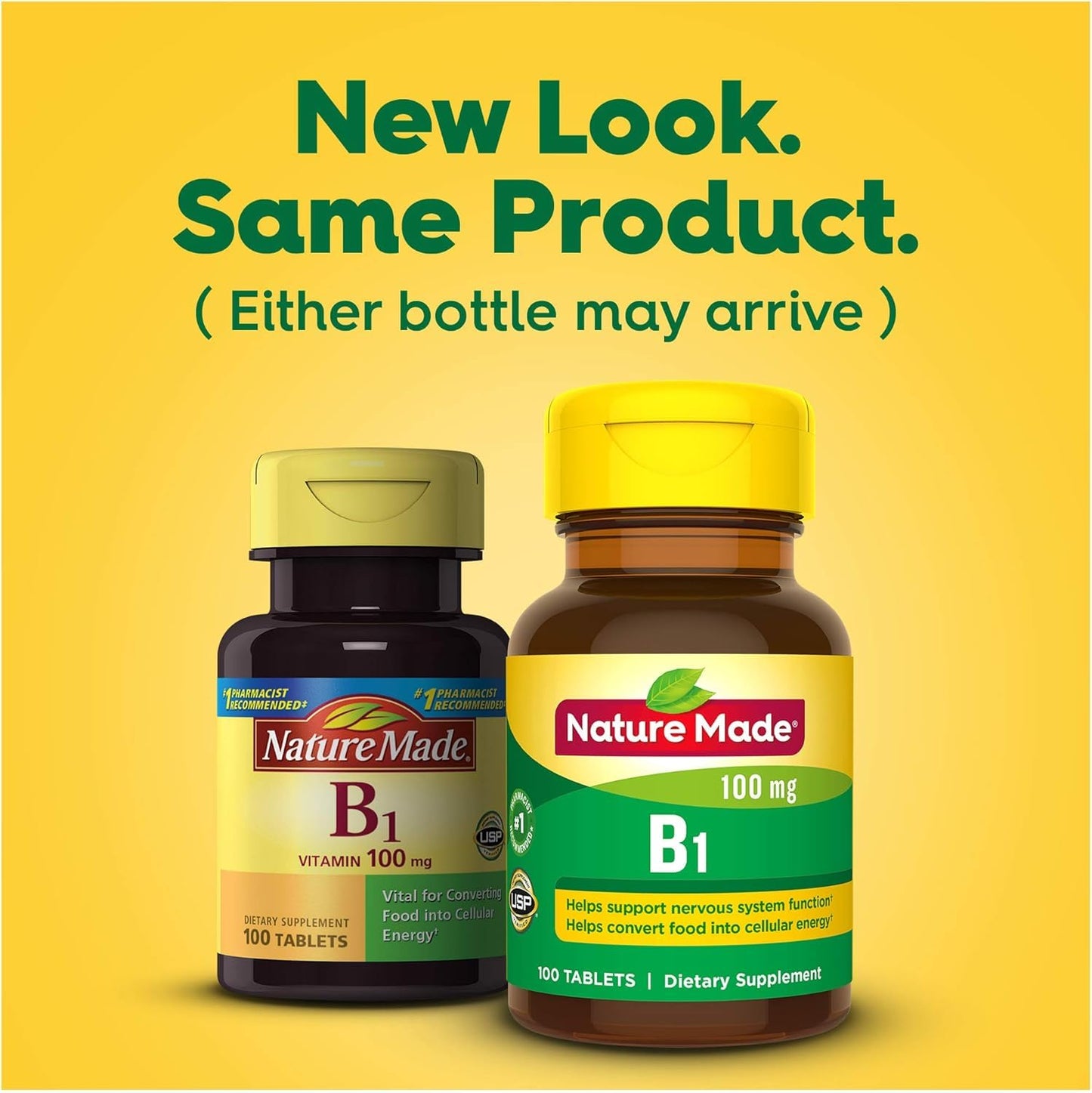 Nature Made Vitamin B1 100 mg Tablet, 99 Count