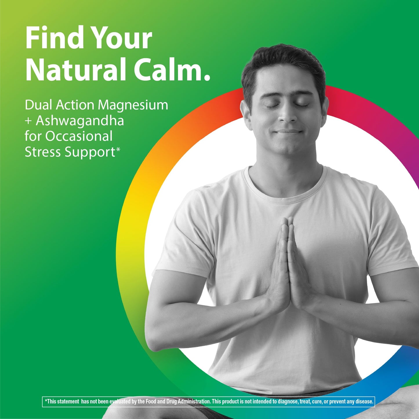 Rainbow Light Magnesium Glycinate + Capsule, 120 Capsules