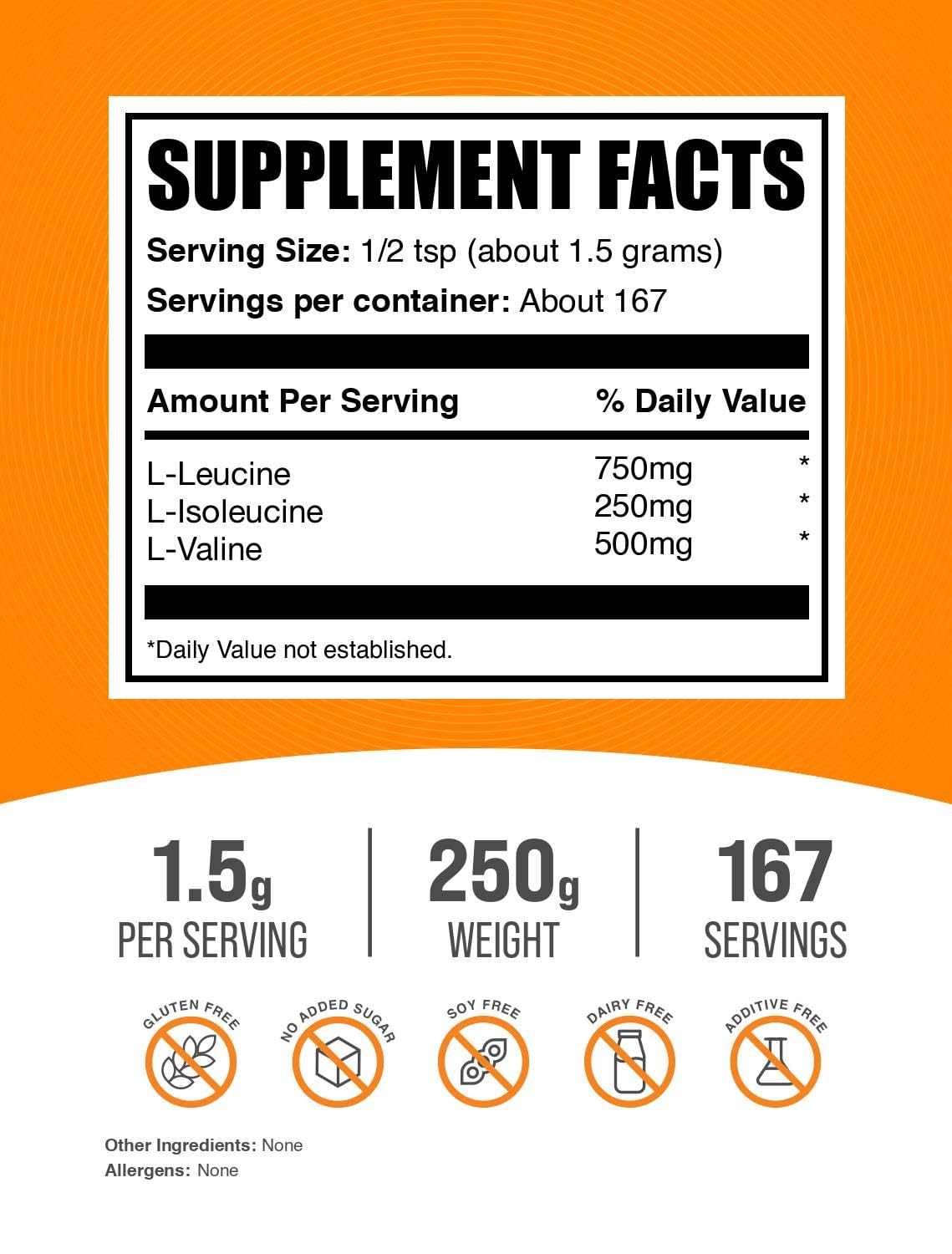 BulkSupplements BCAA 3:1:2 Powder, 8.81 oz