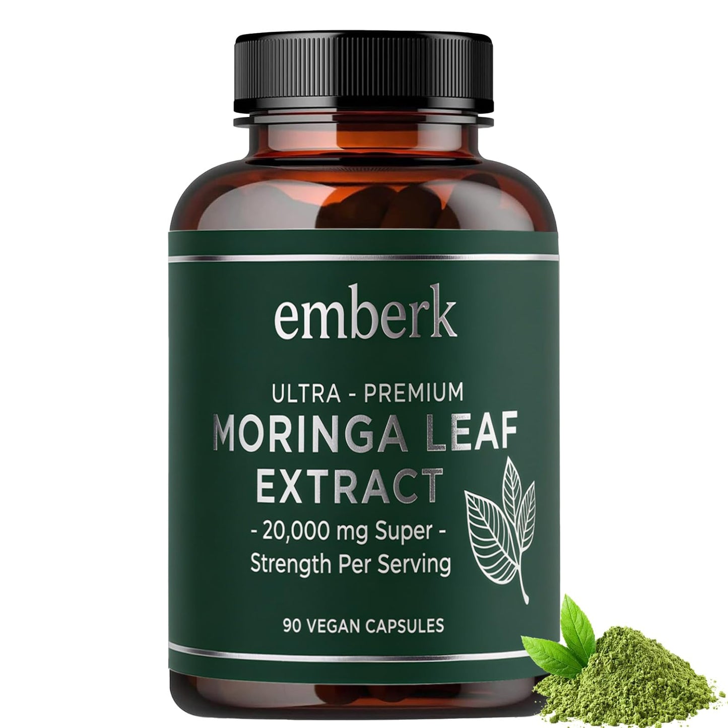 Generic Moringa Capsules 20,000 mg Strength, 1 Count