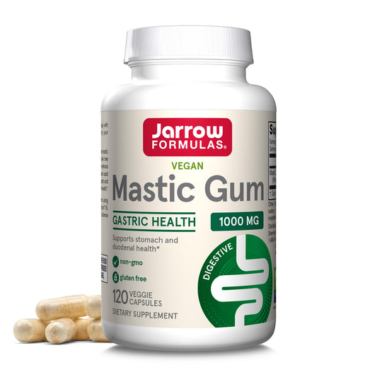 Jarrow Formulas Mastic Gum 1000 mg Veggie Capsules, 120 Count