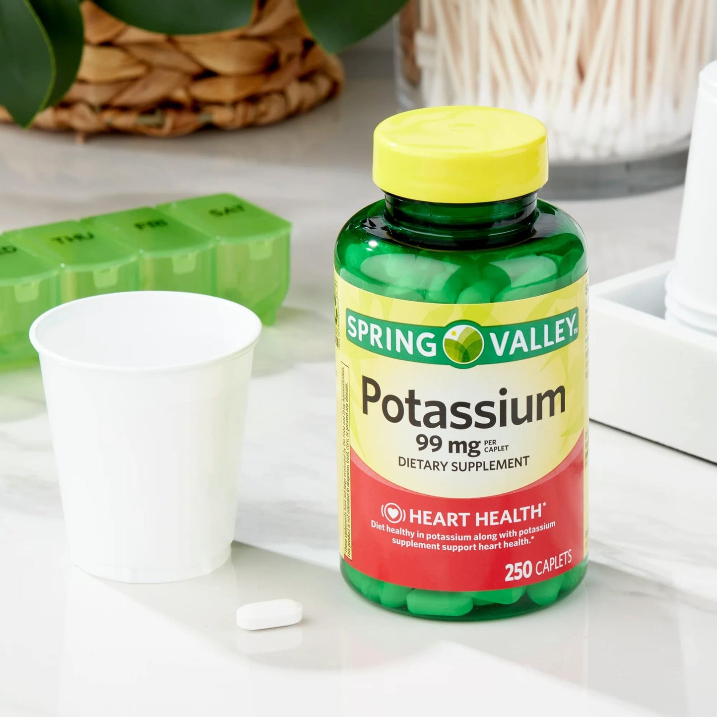 LUAL Potassium Heart Health Dietary Supplement, 250 Tablets