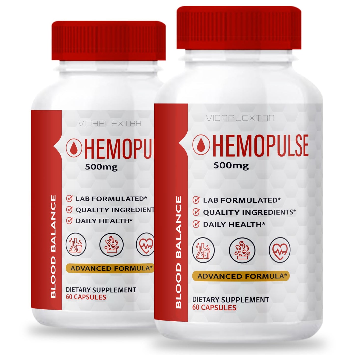 VIDAPLEXTRA Hemo Pulse Capsules, 120 Capsules