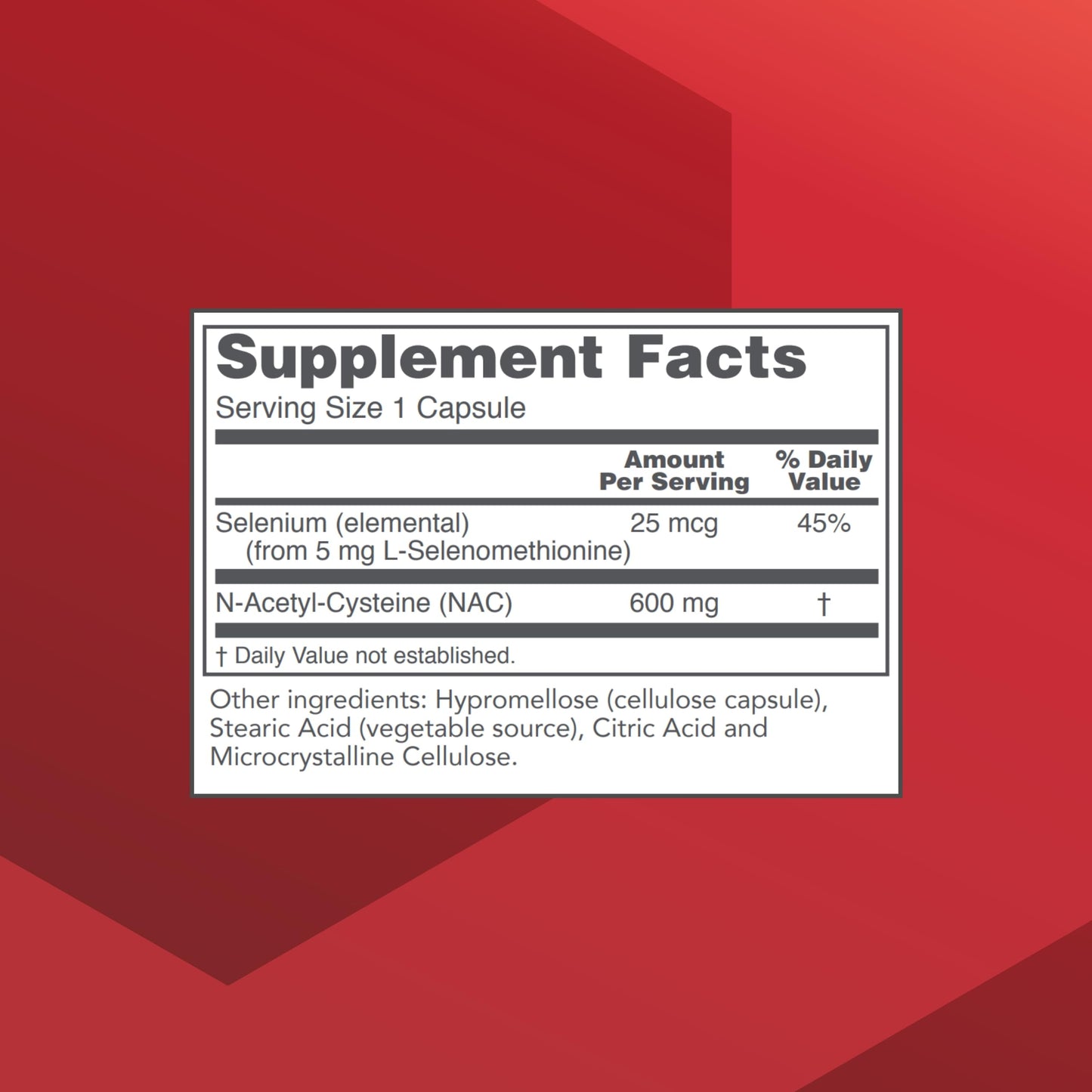 Protocol for Life Balance NAC with Selenium and Molybdenum - Glutathione, Brain, and Lung - 100 Veg Caps