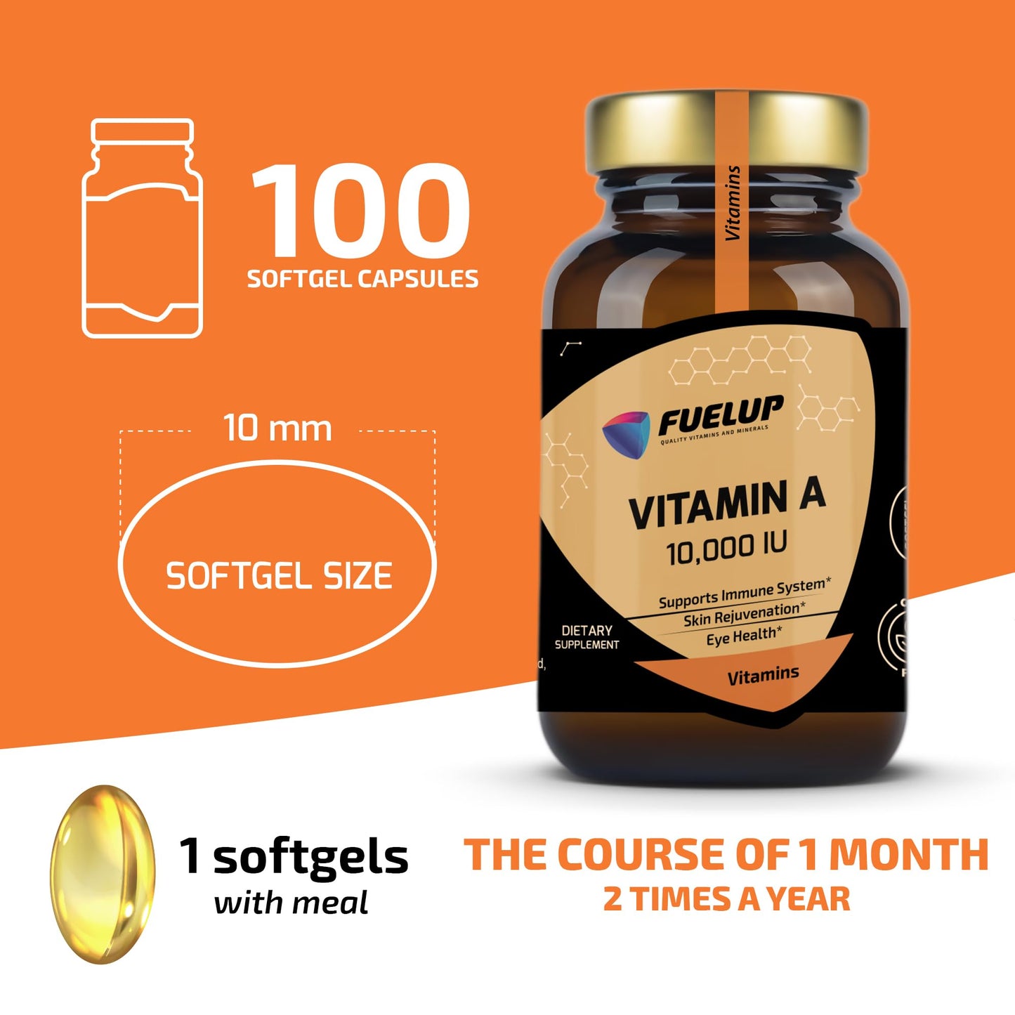 Fuelup Vitamin A Softgels 250
