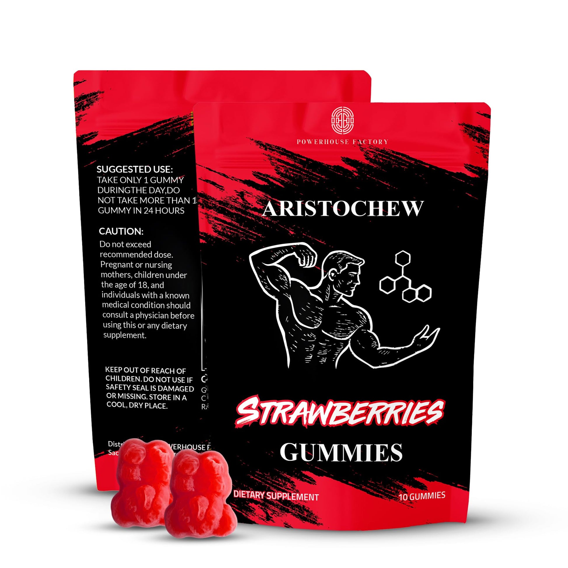 POWERHOUSE FACTORY Aristochew Multivitamins Gummies, 10 Count