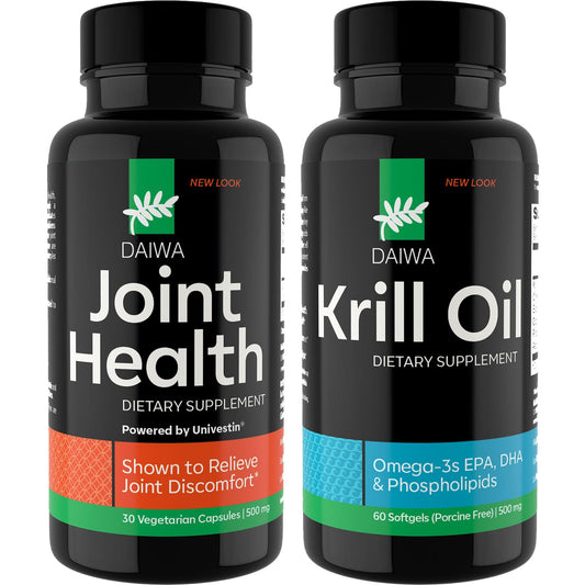 Daiwa Health Development Joint and Krill Oil Supplement Pack Capsules, 90 Capsules