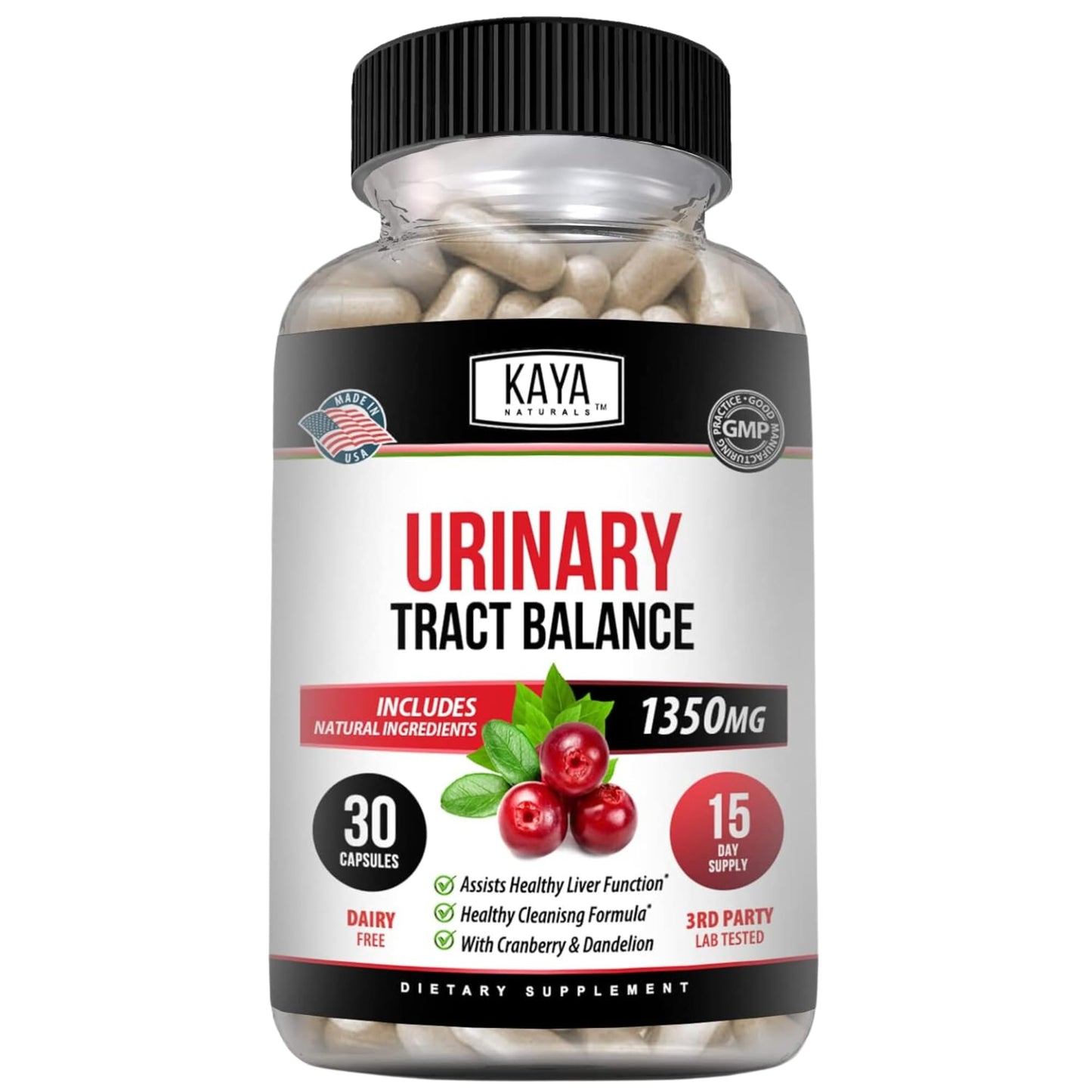 Kaya Naturals D-Mannose Capsules, 30 Count