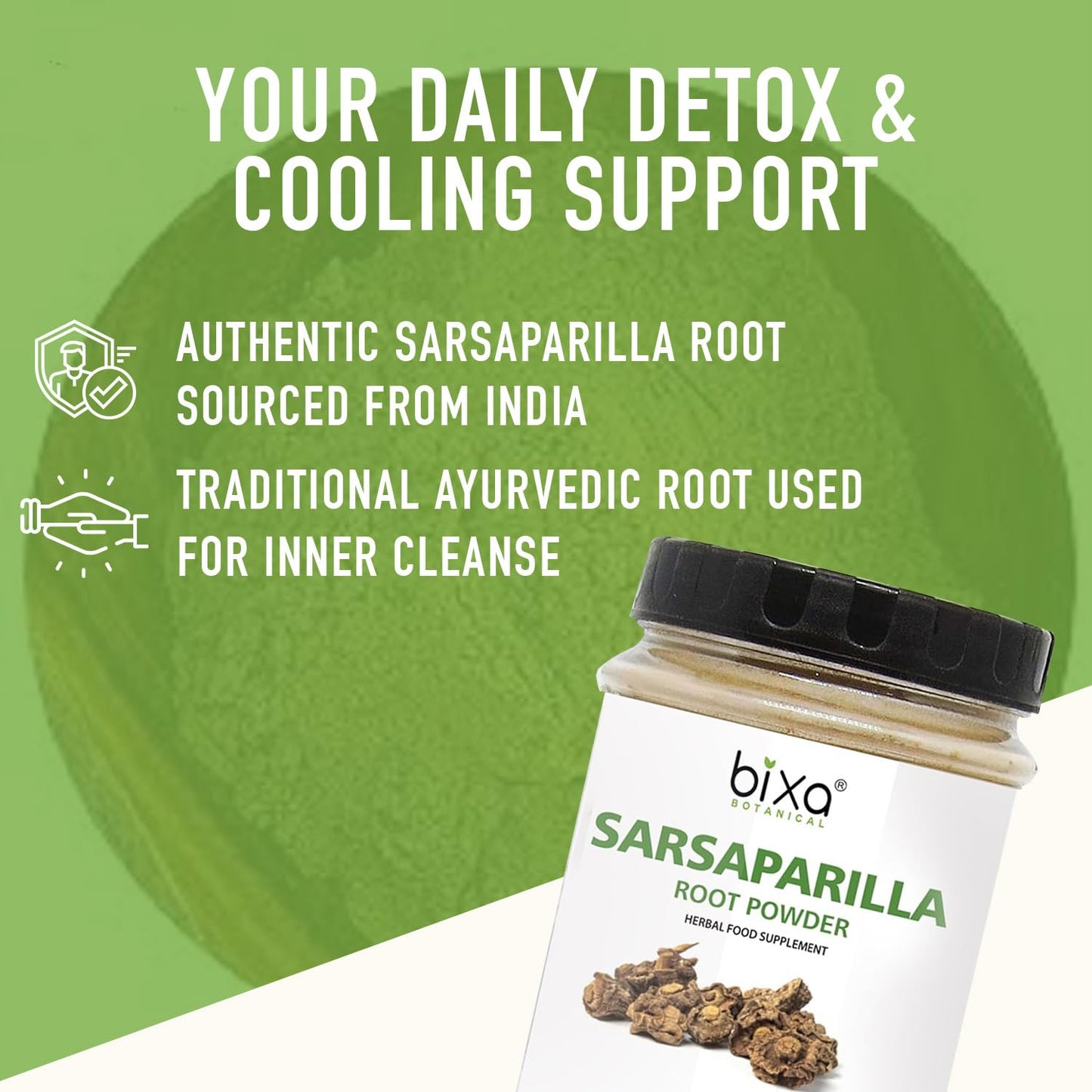 bixa BOTANICAL Sarsaparilla Root Powder, 3.5 oz