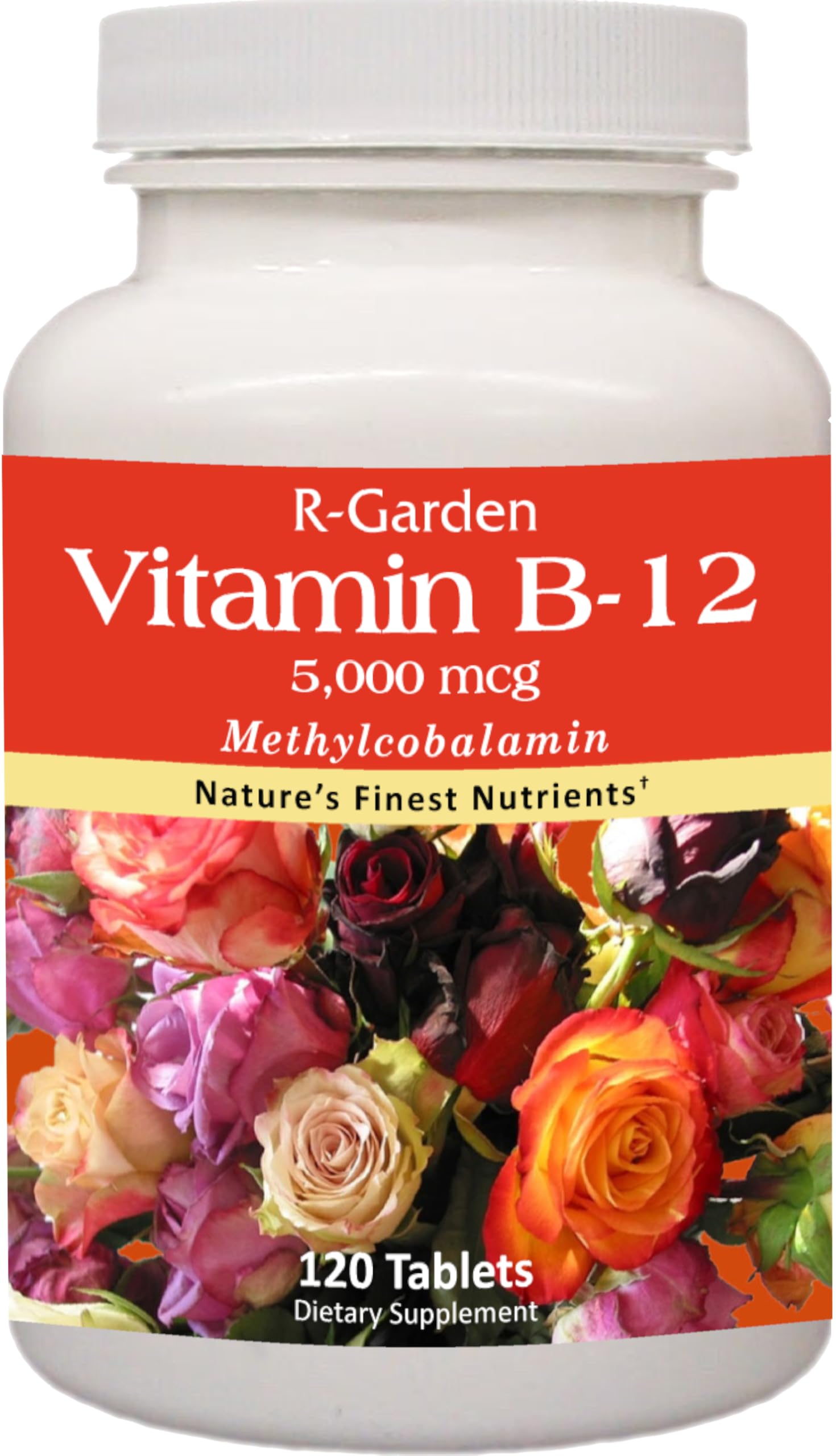 R-Garden Vitamin B-12 5,000 mcg Tablet, 120 Tablets