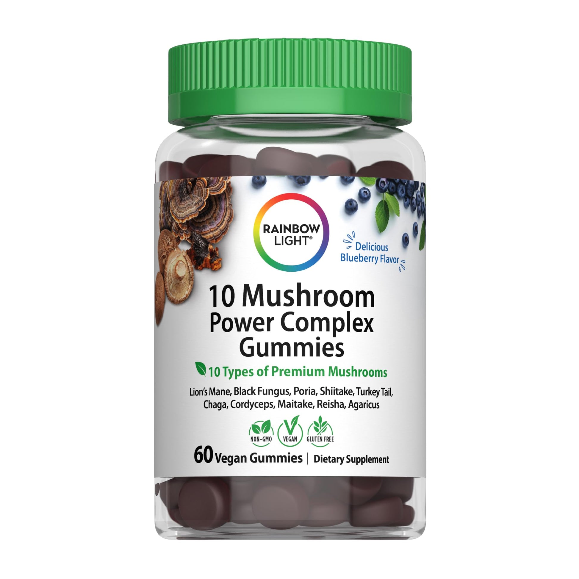 Rainbow Light Mushroom Power Complex Gummies 60 Count