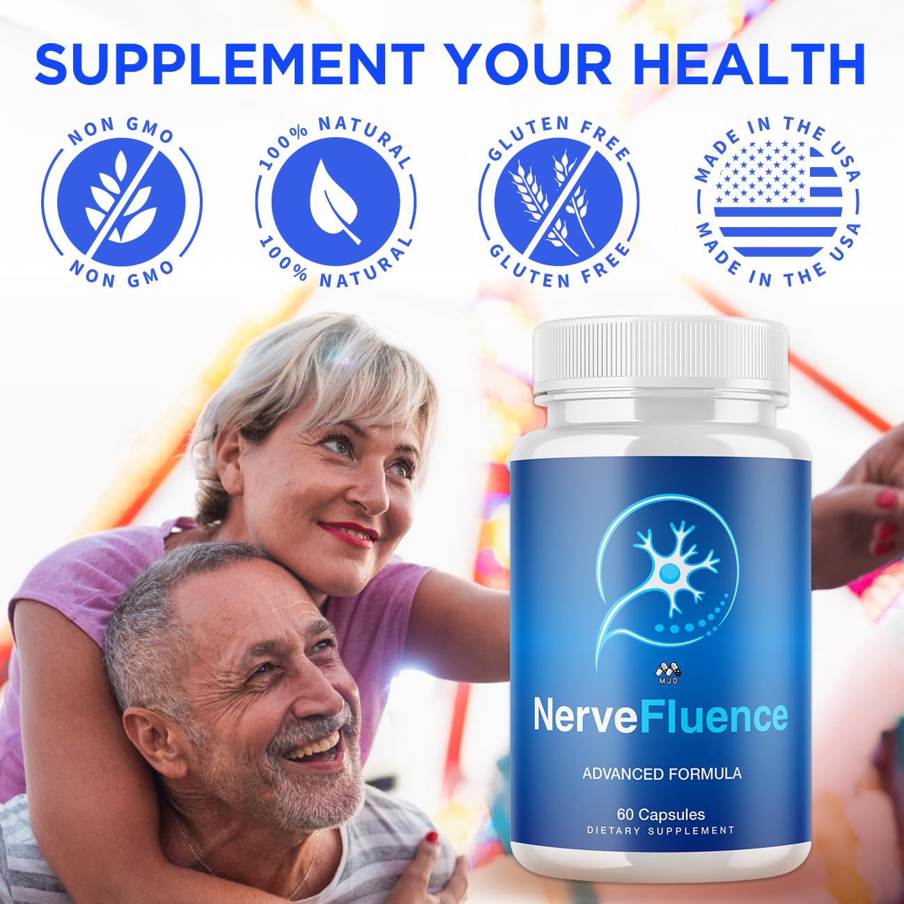 MJO NerveFluence Capsules, 120 Capsules