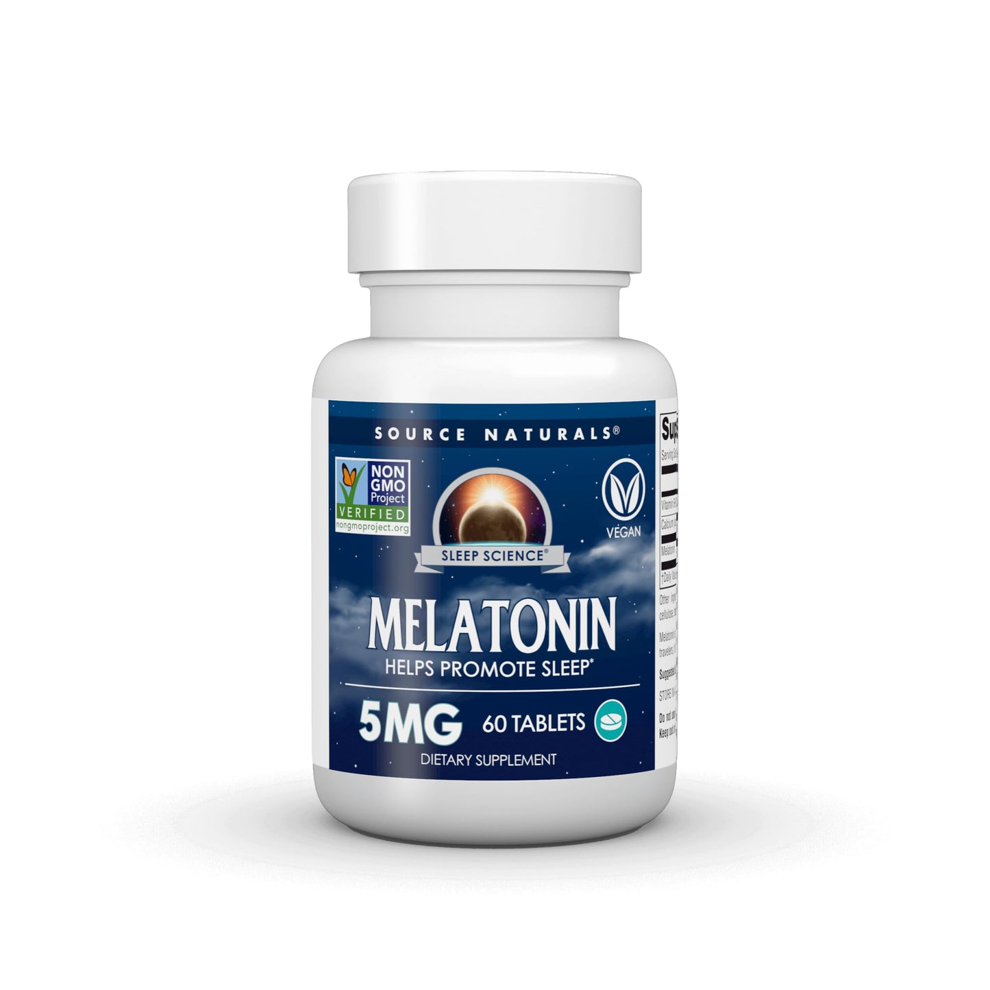 Source Naturals Sleep Science Melatonin 5 mg Tablet, 60 Tablets