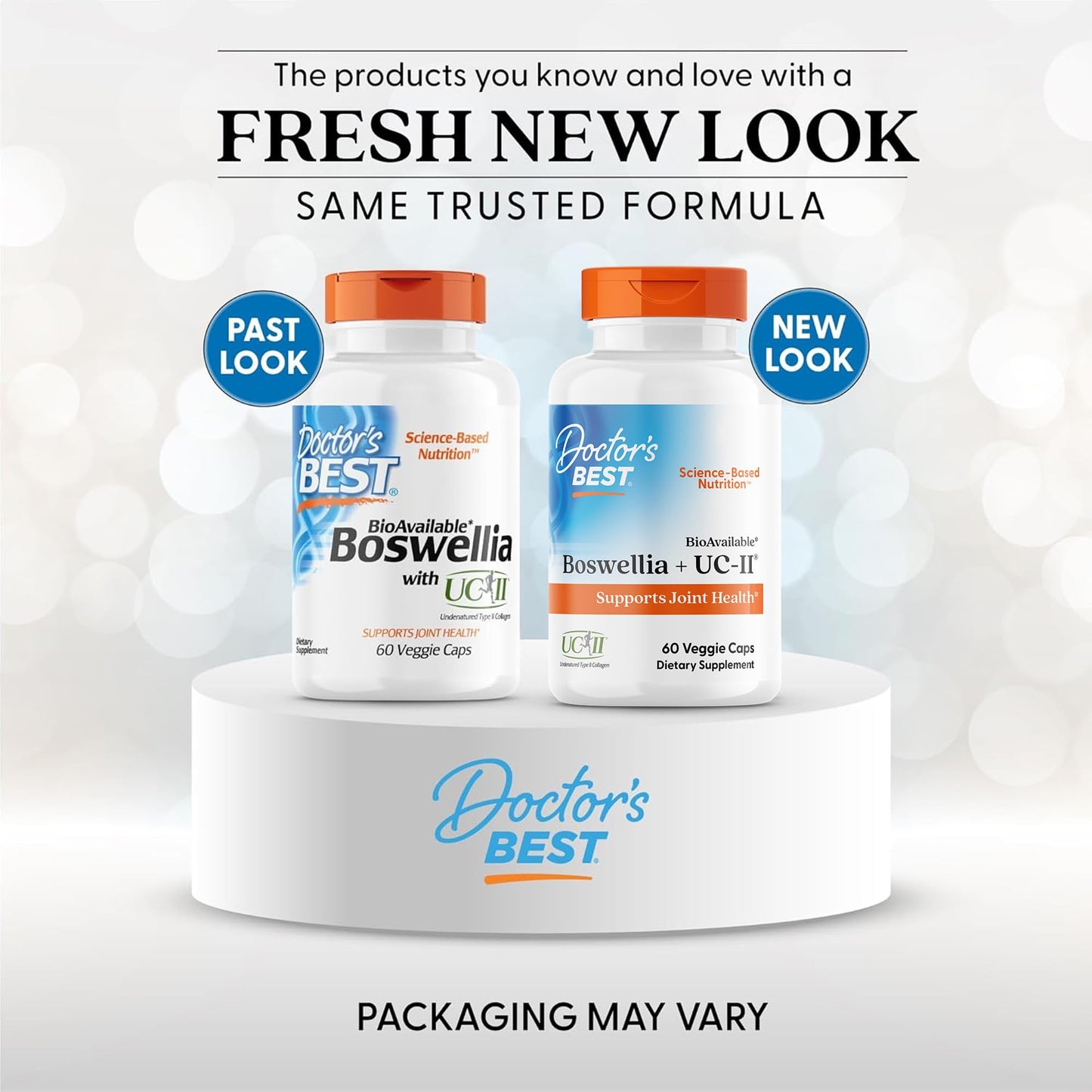 Doctor's Best Boswellia + UC-II Supplement Capsules, 60 Veg Caps
